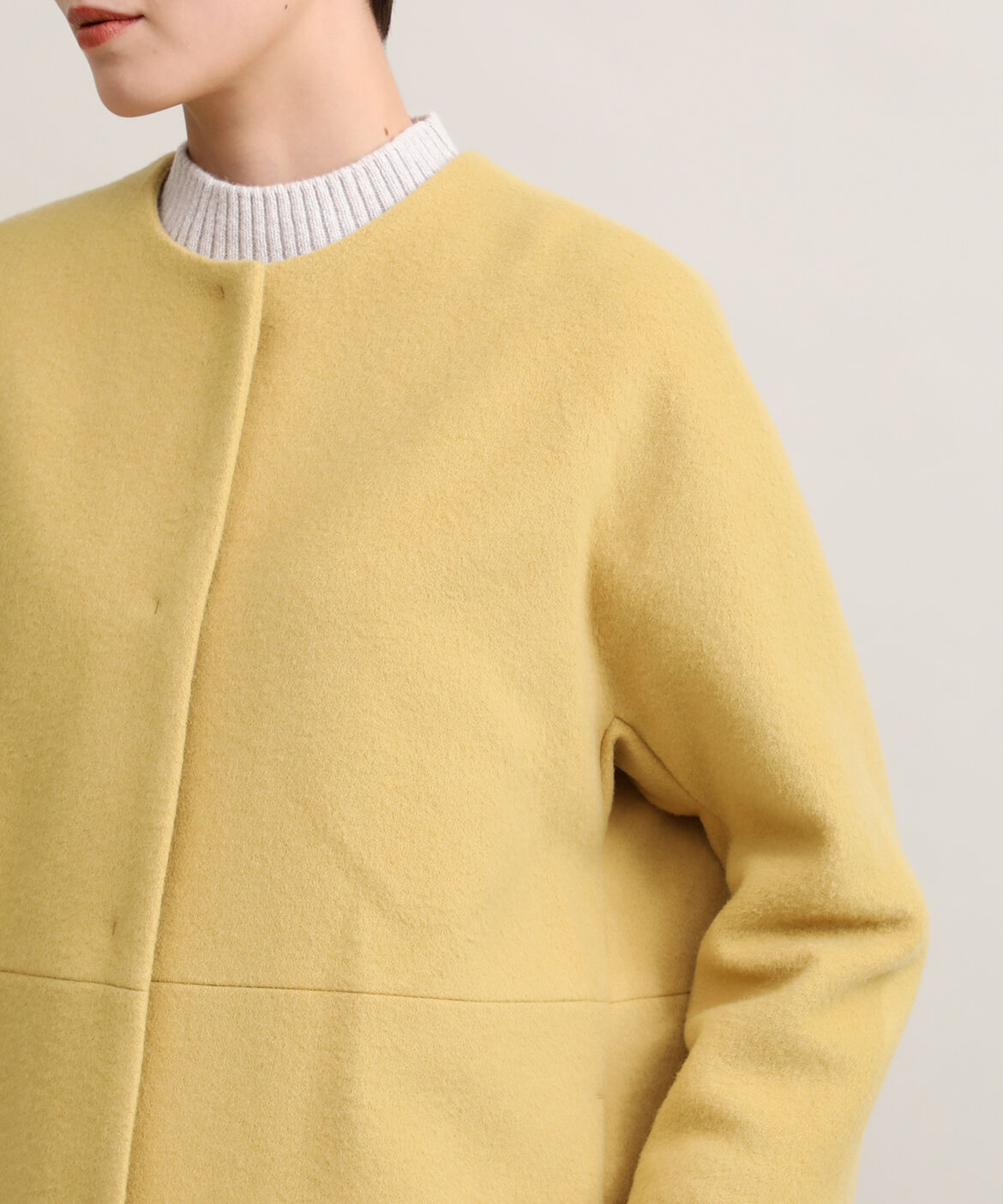 DAY by DAY it&rsquo;s international「ノーカラーコート《Super110's Wool》」|ピーコート|