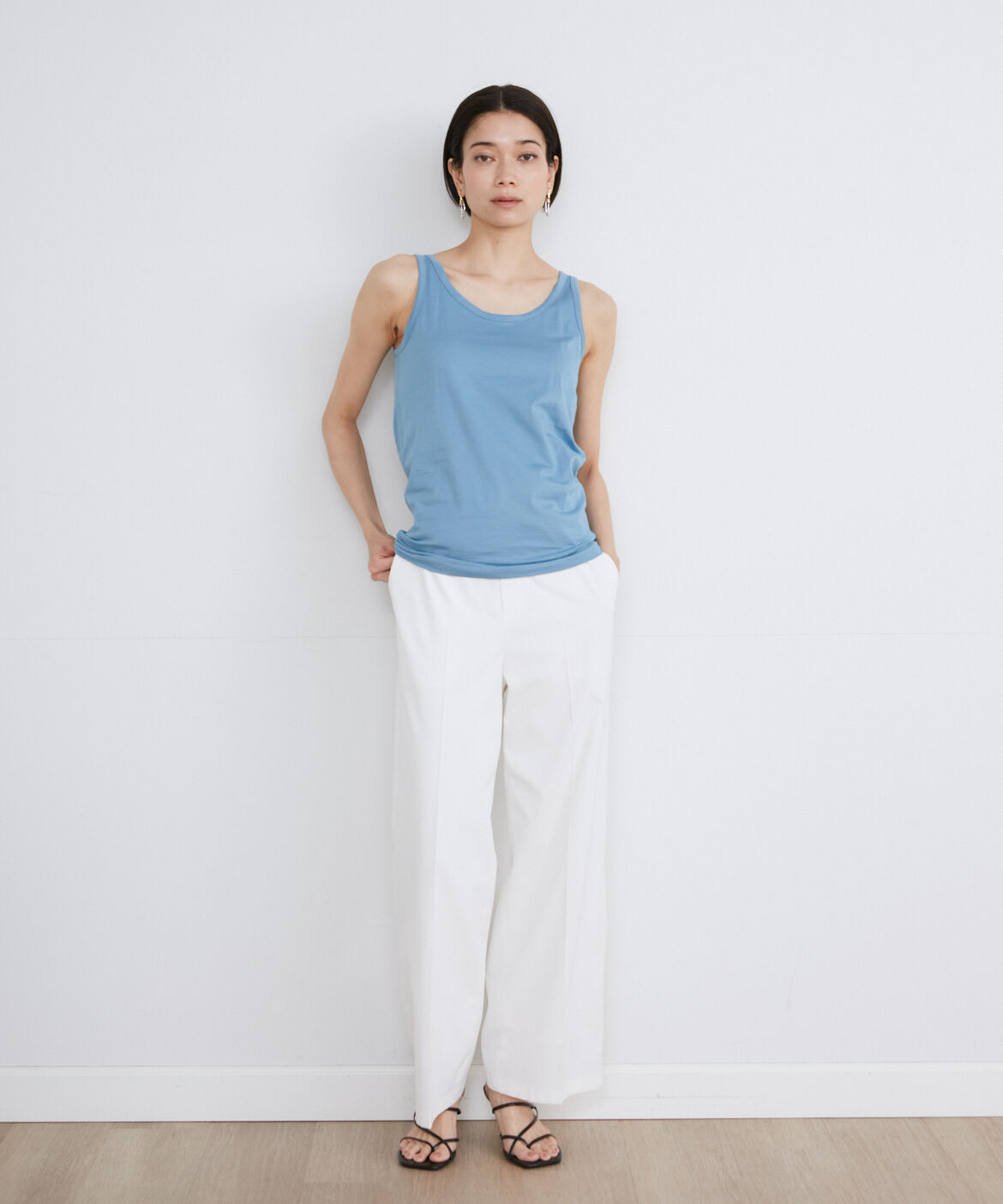 INED「タンクトップ《スビン綿MIX天竺/A-GIRL&rsquo;S 》」|タンクトップ|