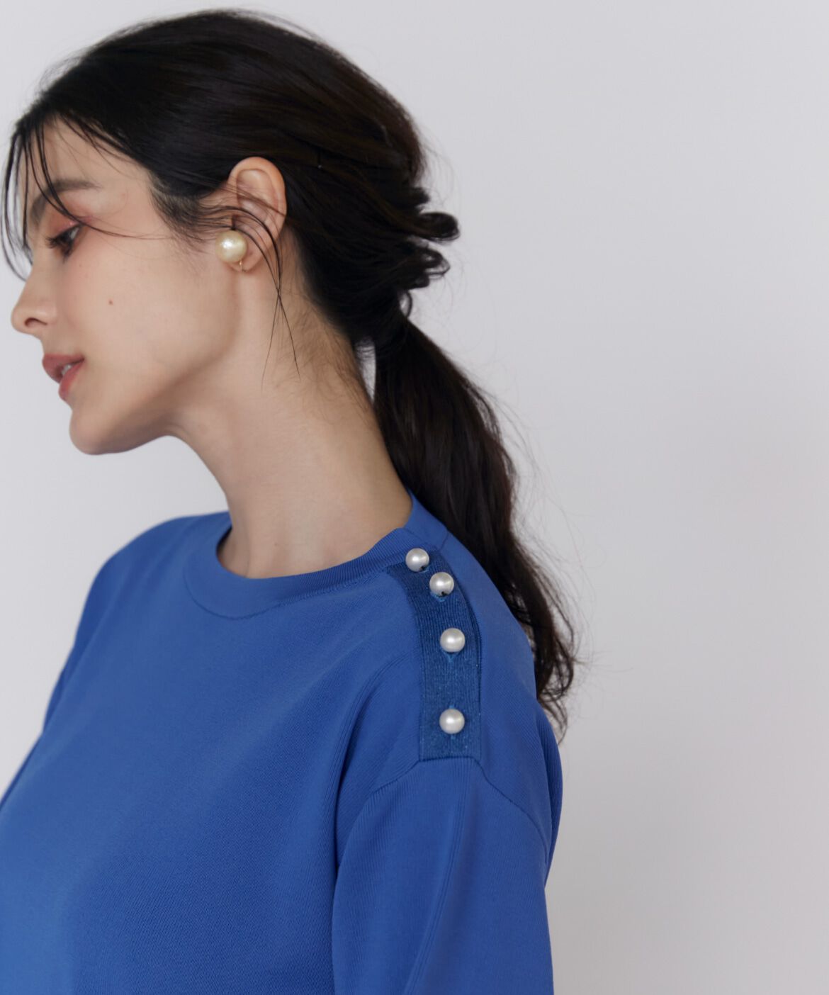 Maglie le cassetto「ラメ配色プルオーバーニット」|ニット・セーター|