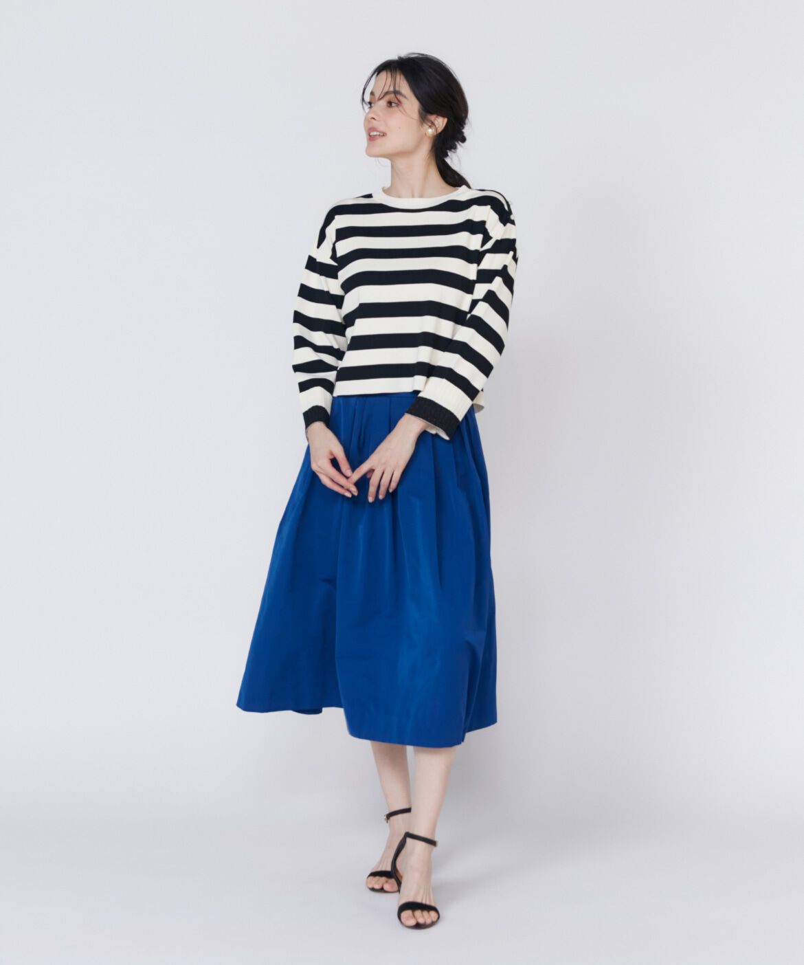 Maglie le cassetto「ラメ配色プルオーバーニット」|ニット・セーター|