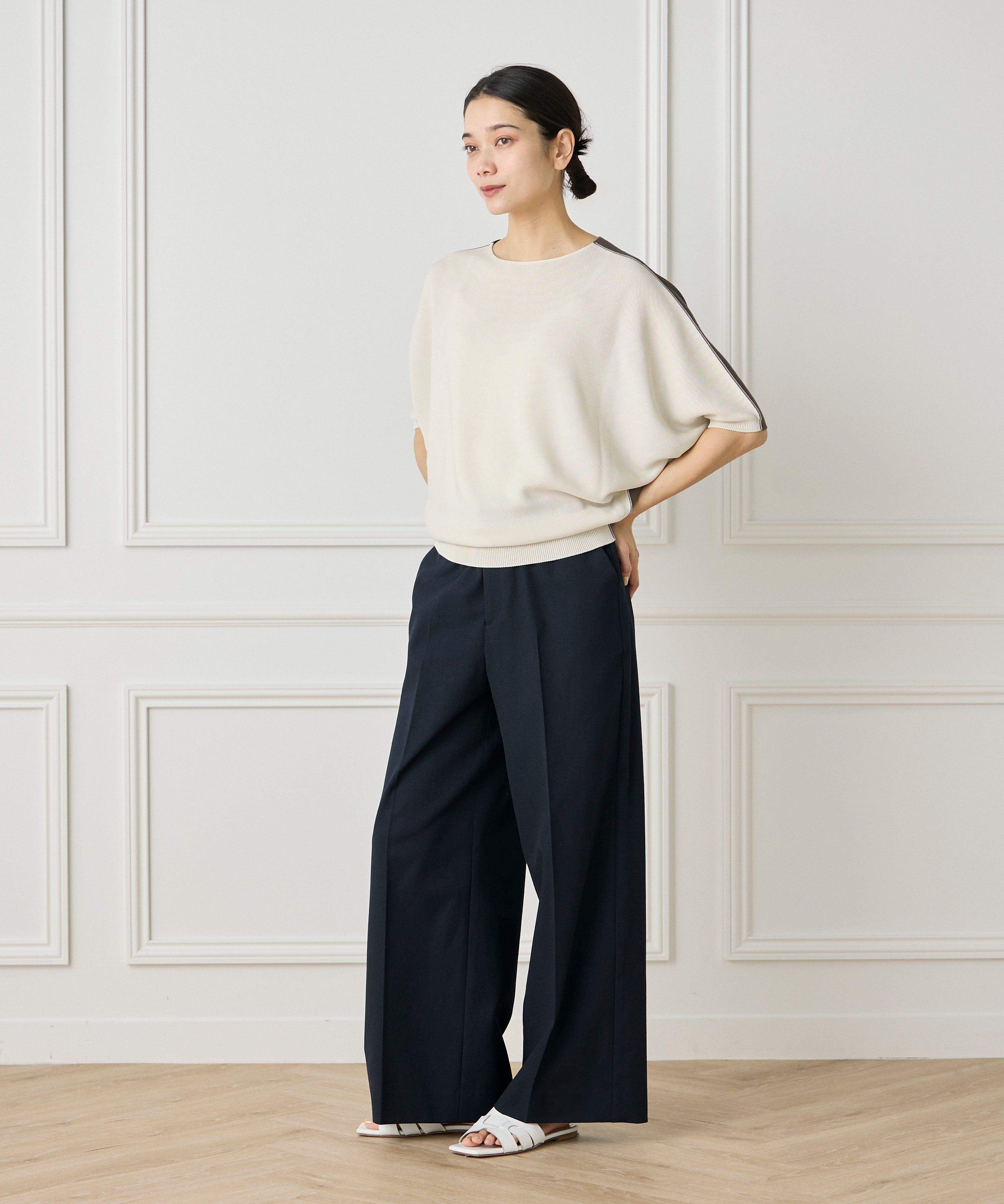INED「綿麻セミワイドパンツ」|その他|
