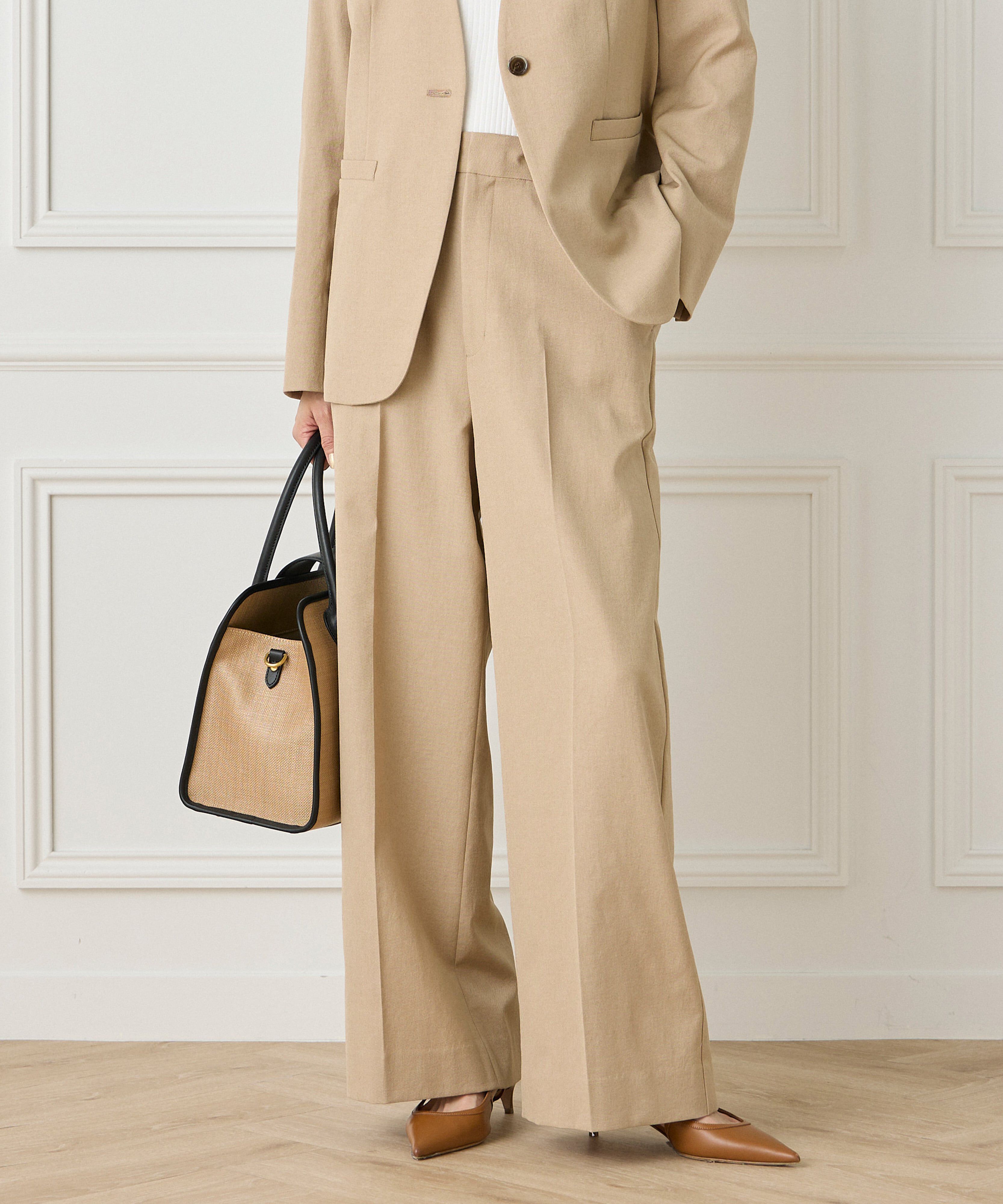 INED「綿麻セミワイドパンツ」|その他|