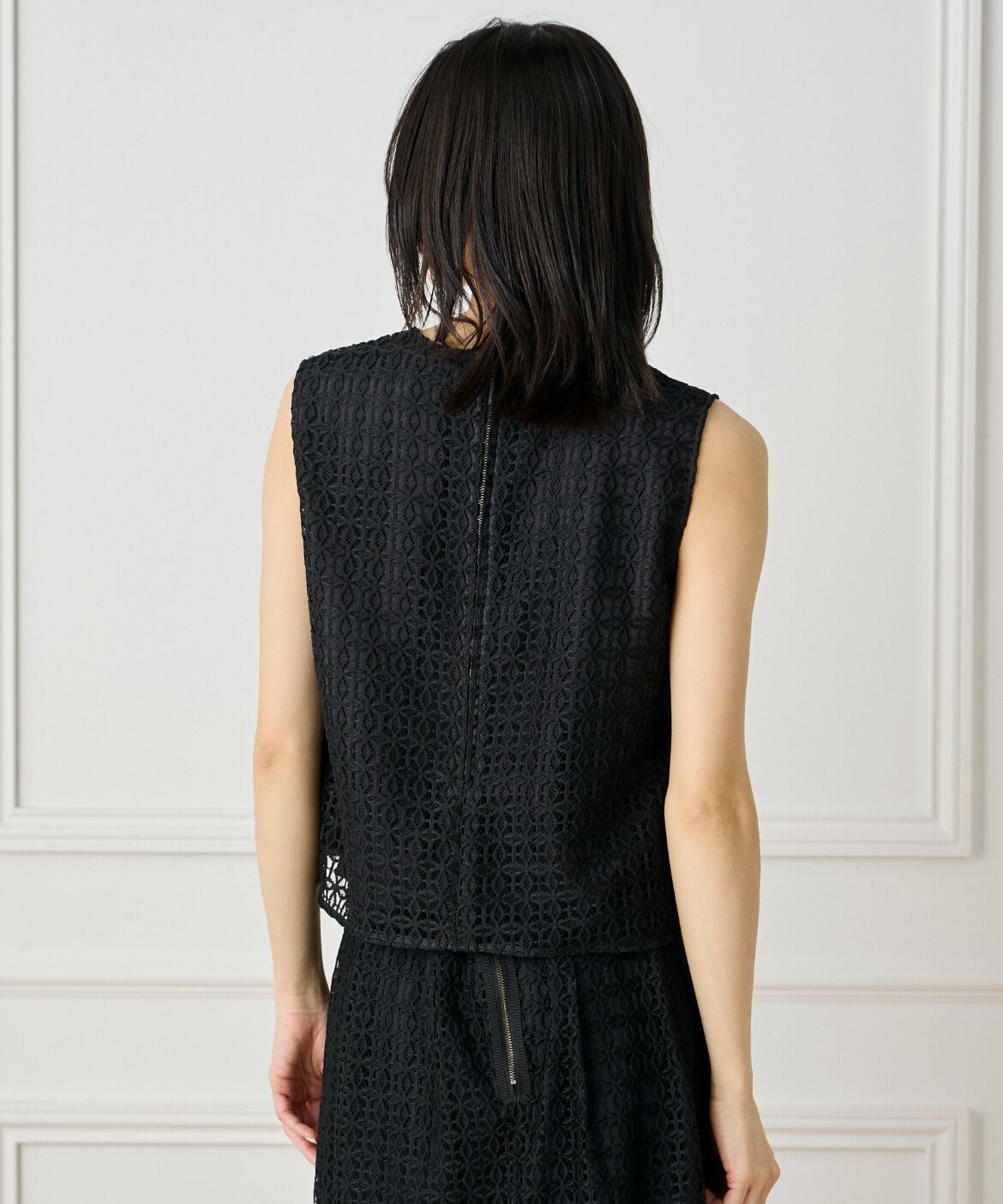 INED「ノースリーブレースブラウス」|シャツ・ブラウス|