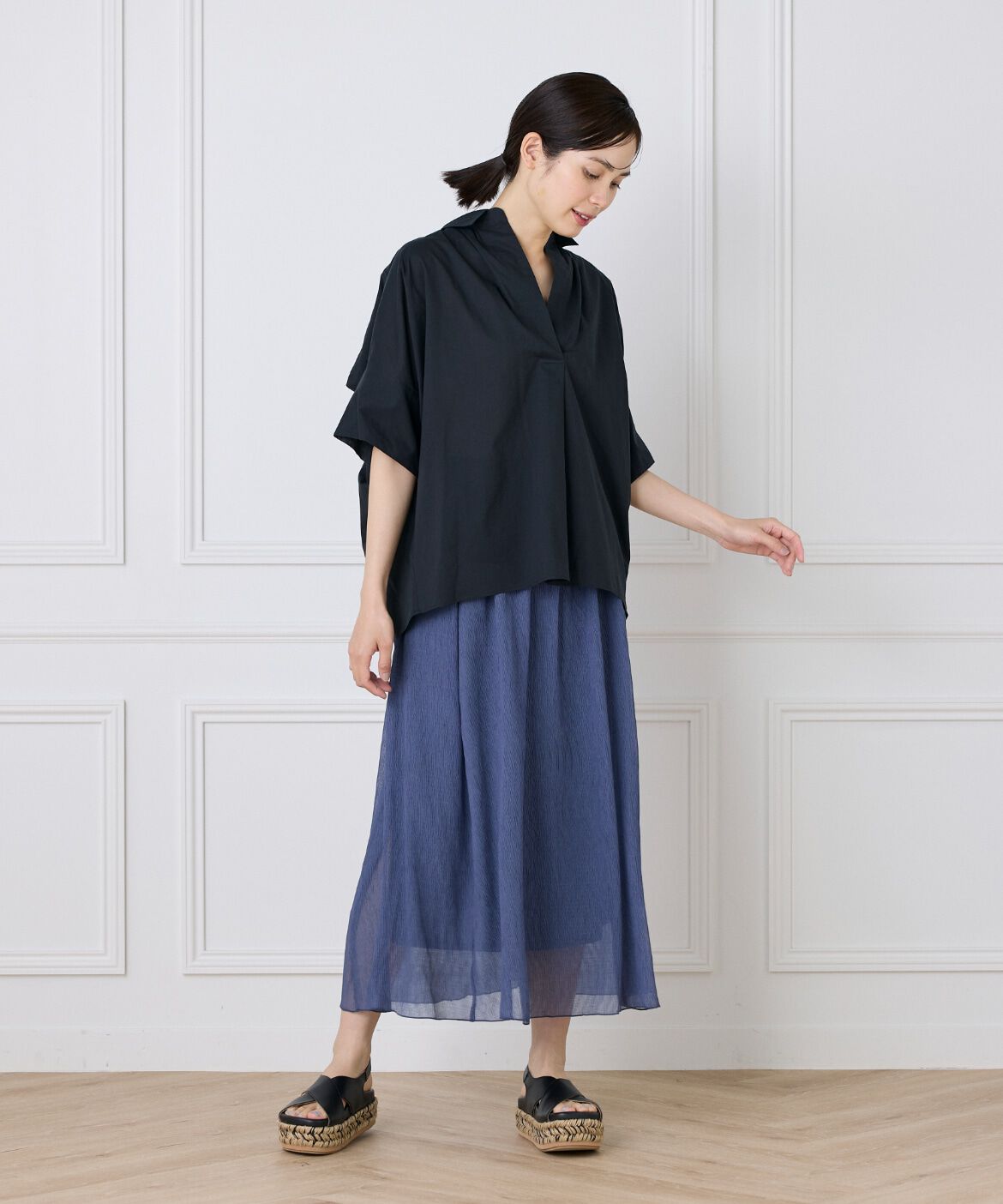 I.T.'S international「シアー楊柳スカート」|スカート|