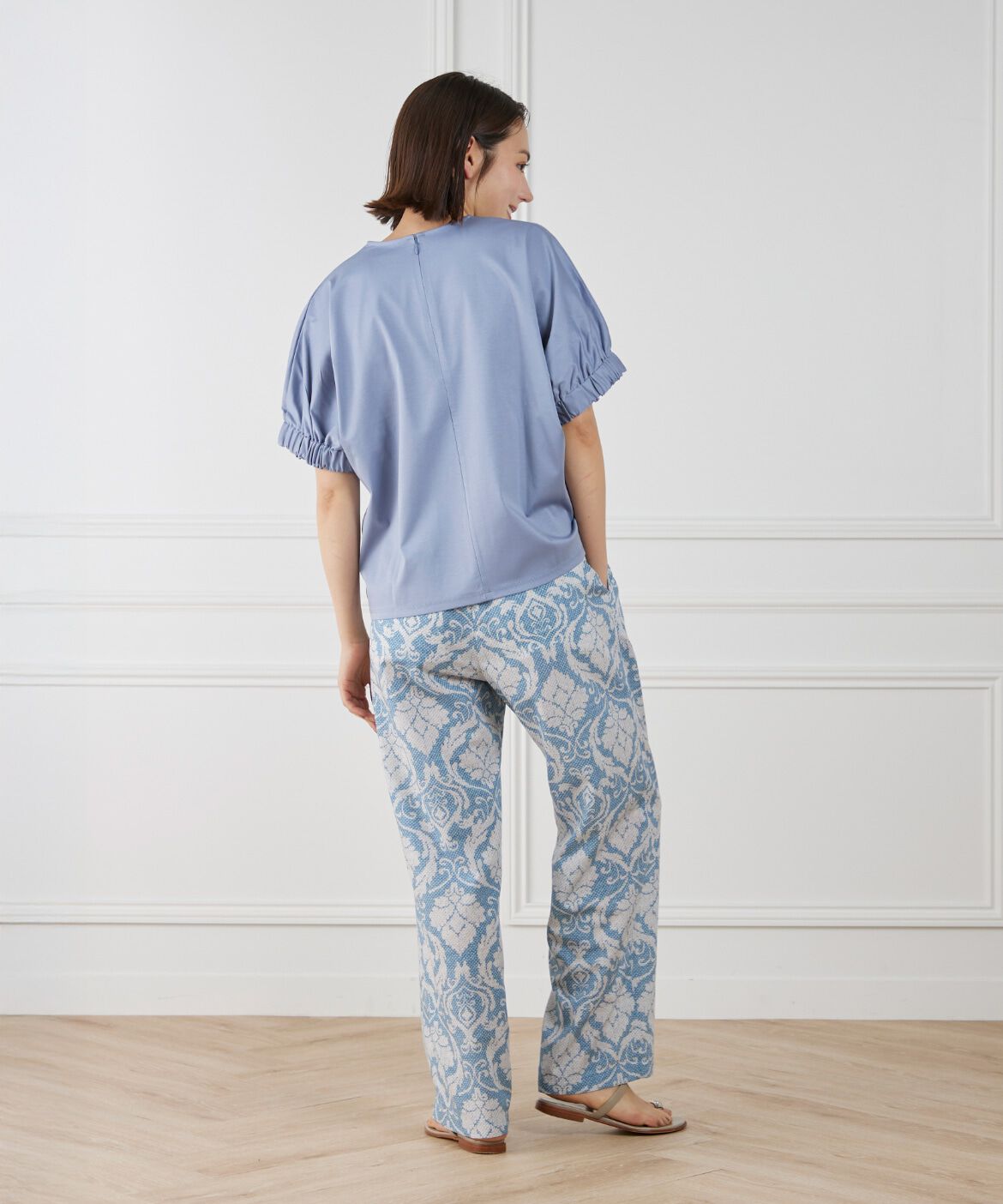 7-IDconcept.「ギャザースリーブプルオーバー」|Tシャツ・カットソー|