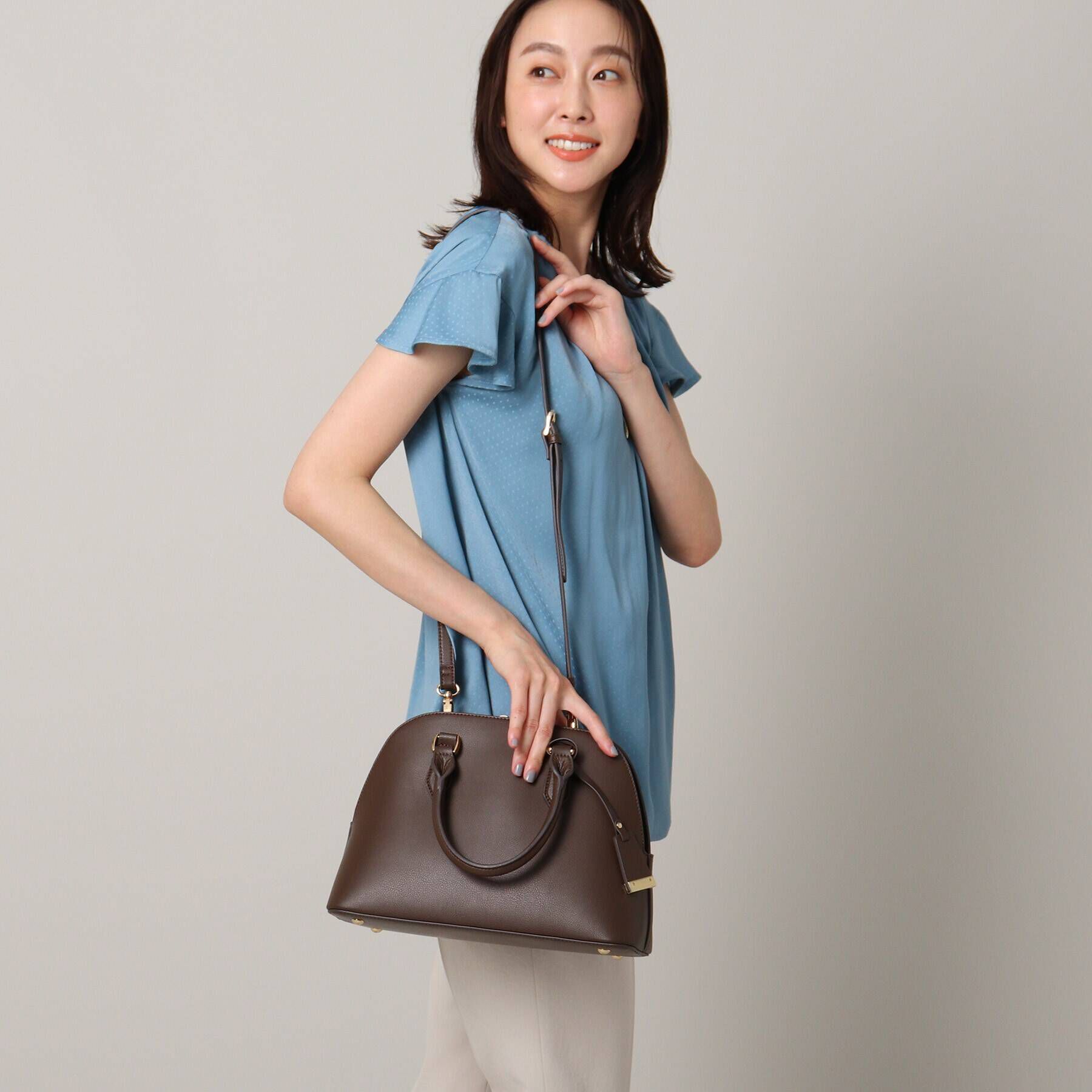 UNTITLED「【追加8/名品】2WAYポケットボストンバッグ」|ハンドバッグ|