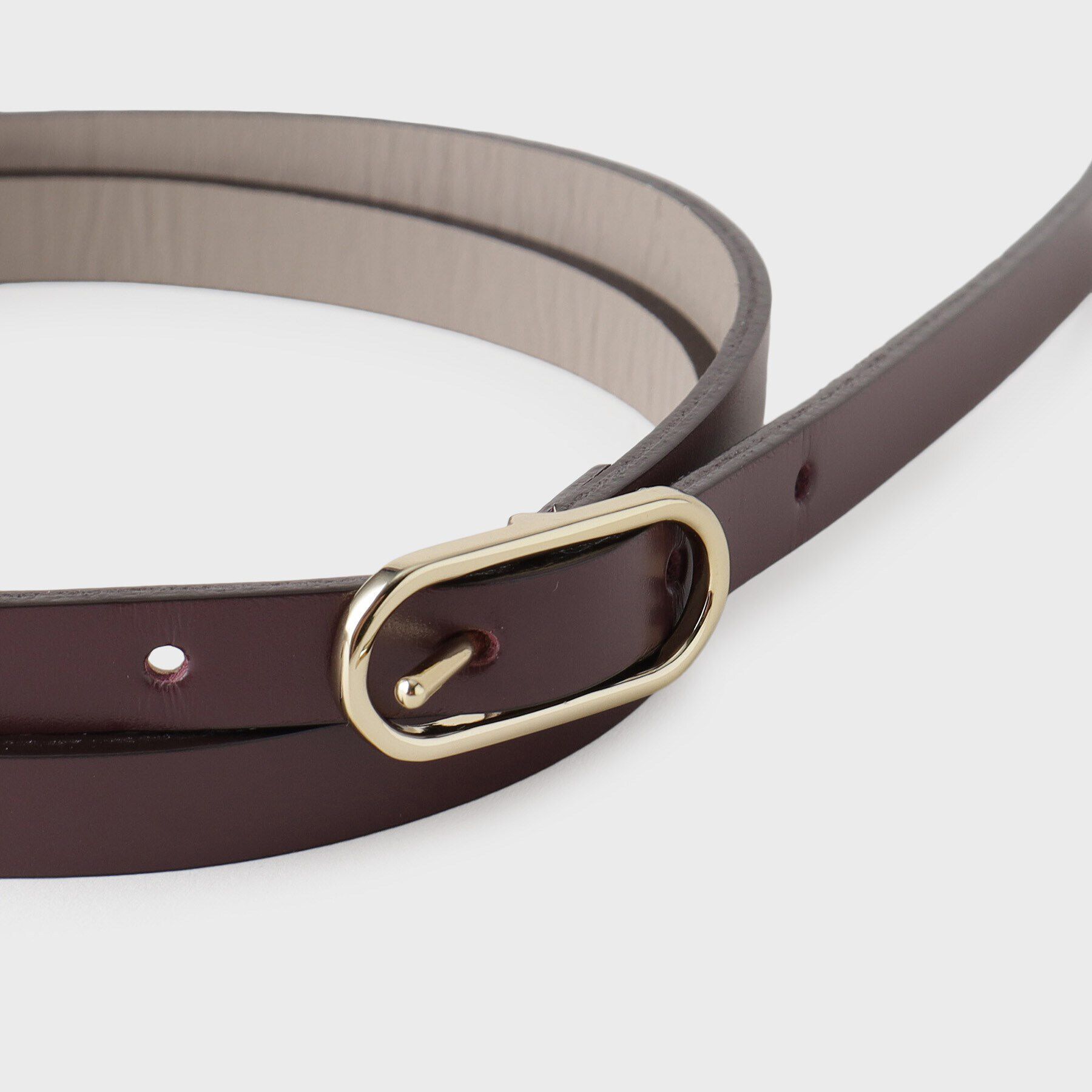 UNTITLED「【本革/リバーシブル】オーバルベルト12mm」|ベルト|