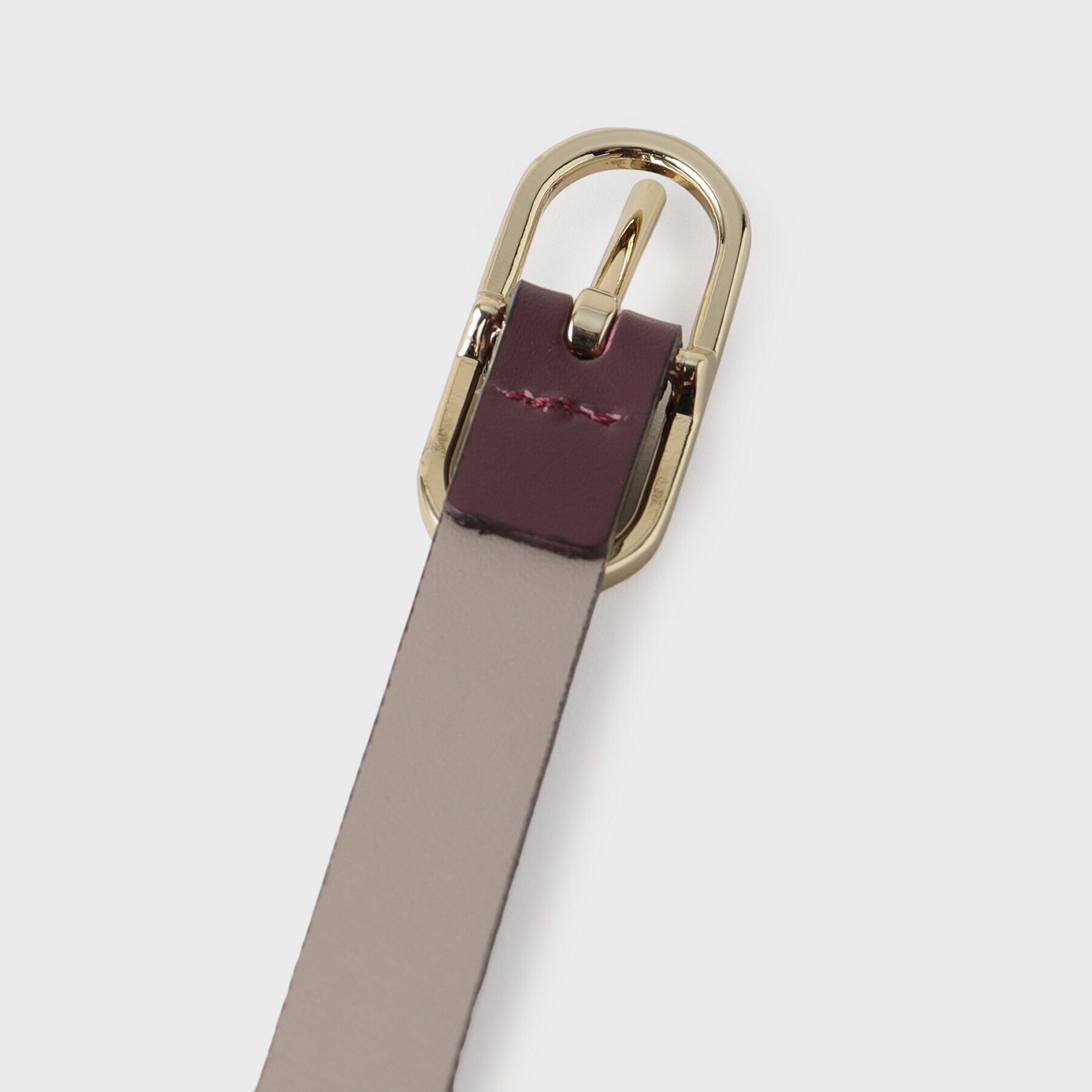 UNTITLED「【本革/リバーシブル】オーバルベルト12mm」|ベルト|