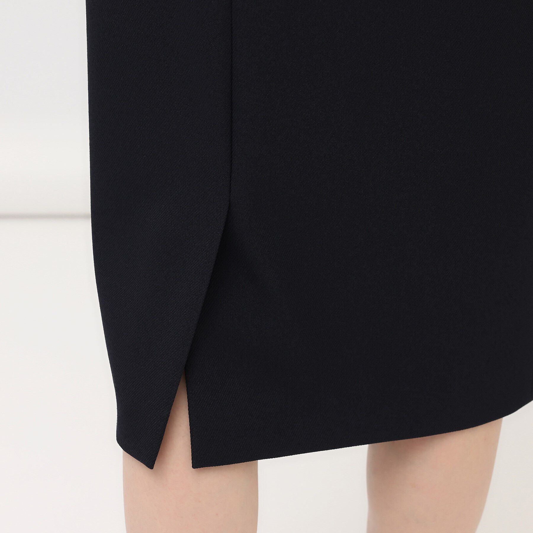 UNTITLED「【通勤スーツ/入卒/セレモニー】ウーステッドカルゼ タイトスカート」|スカート|