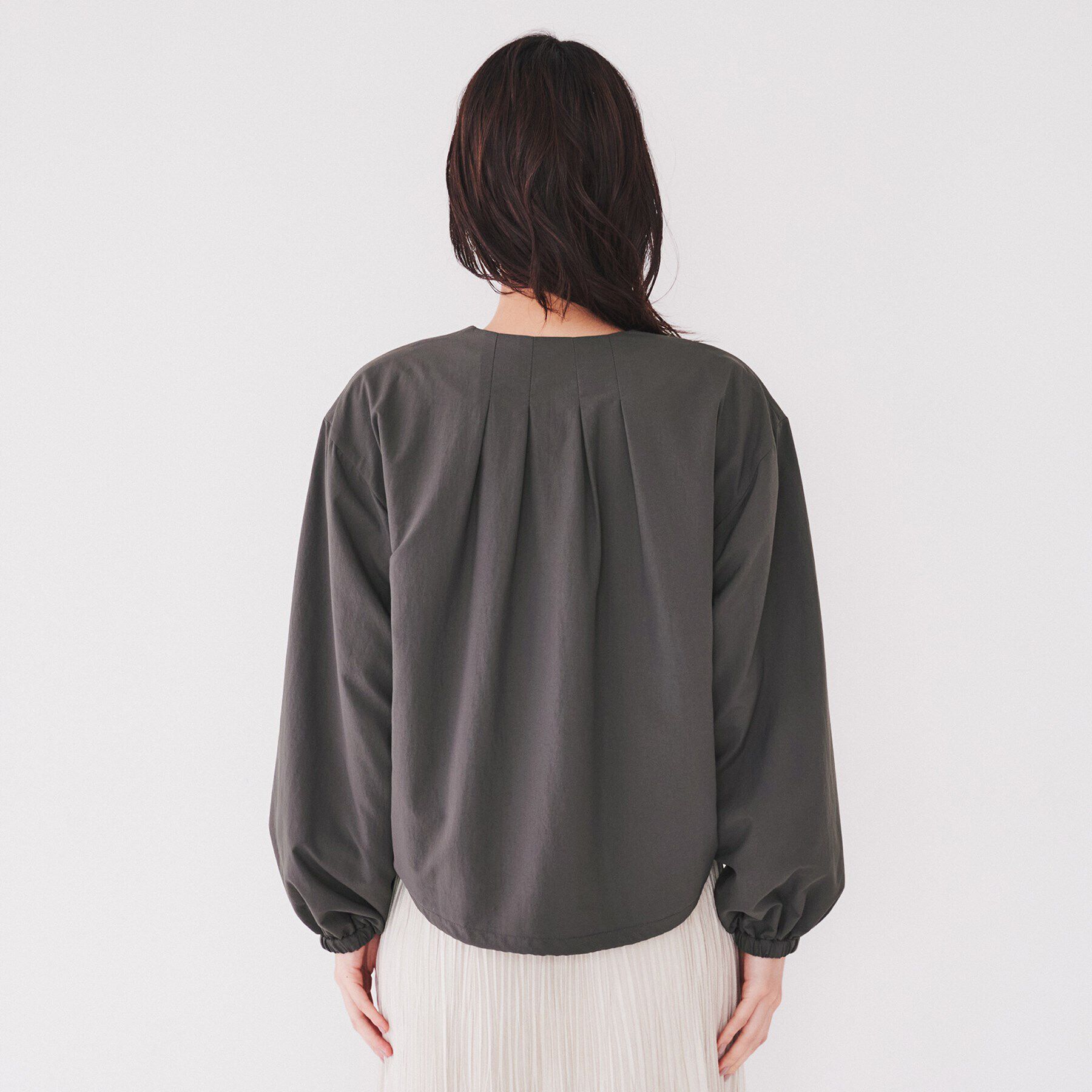 UNTITLED「【スポーティー/ショート丈羽織】ドロストブルゾン」|ブルゾン・スタジャン|