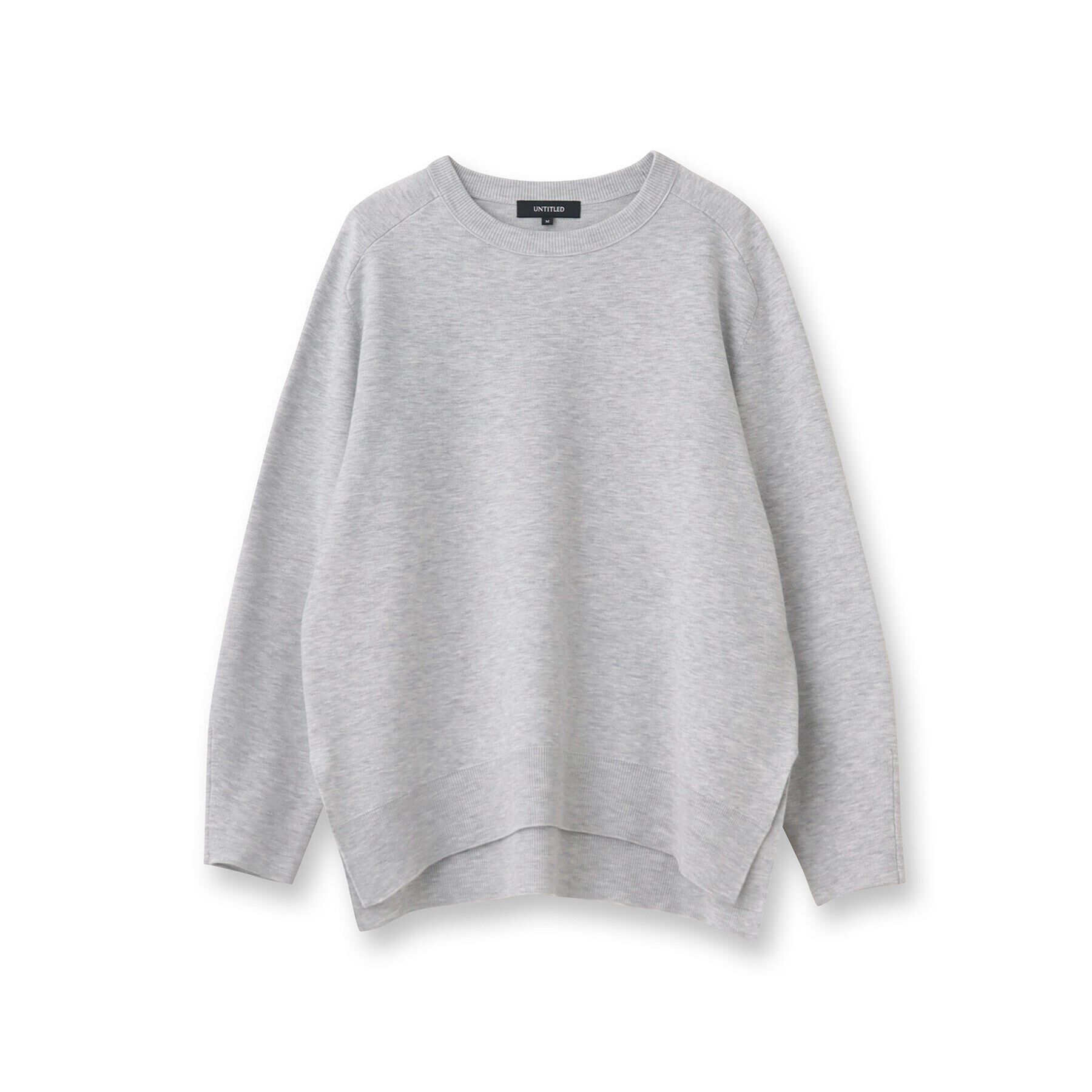 UNTITLED「【セットアップ可能/スウェットライク】バラクラバ付き ニットプルオーバー」|ニット・セーター|