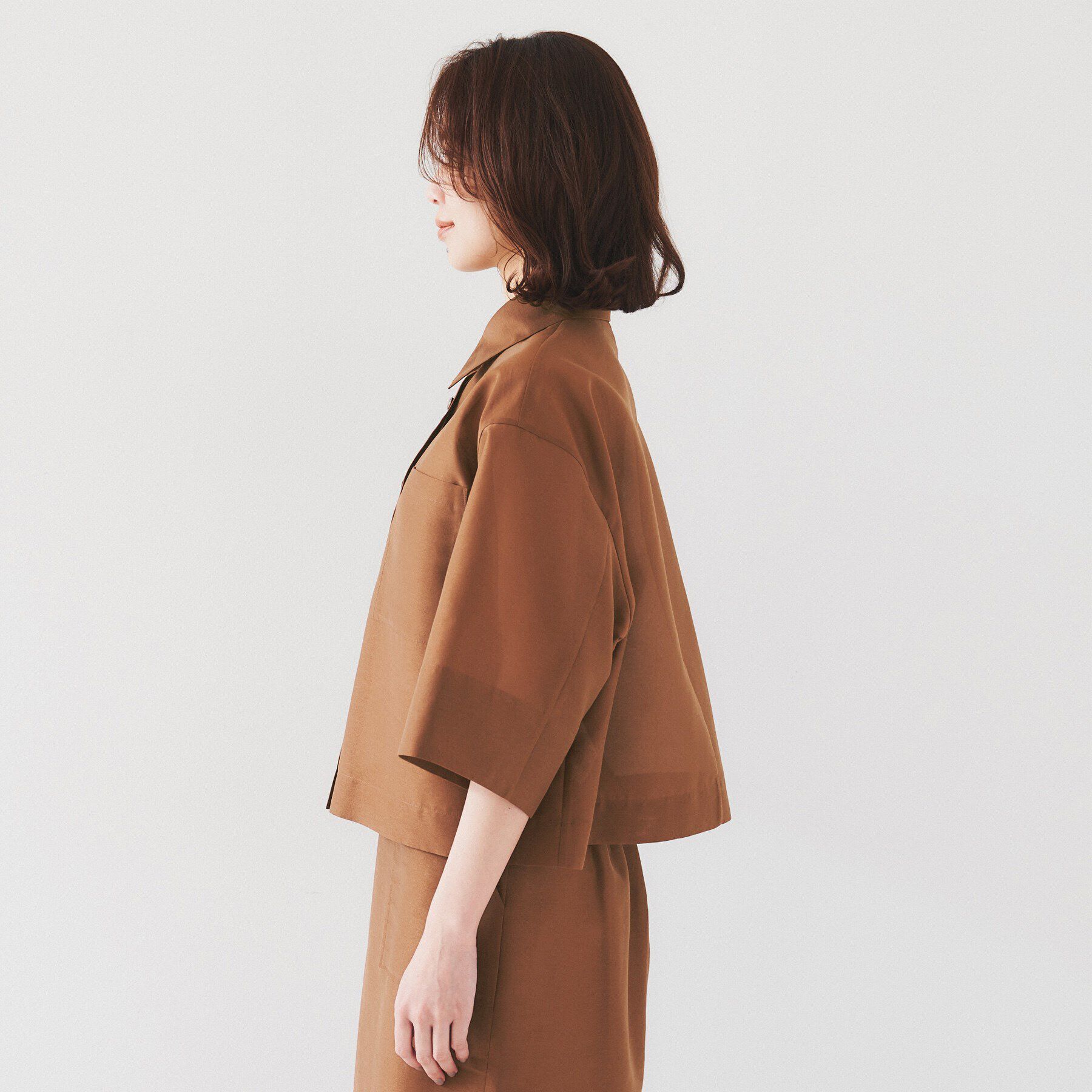 UNTITLED「【セットアップ可能】オーガンジーボクシーシャツ」|シャツ・ブラウス|