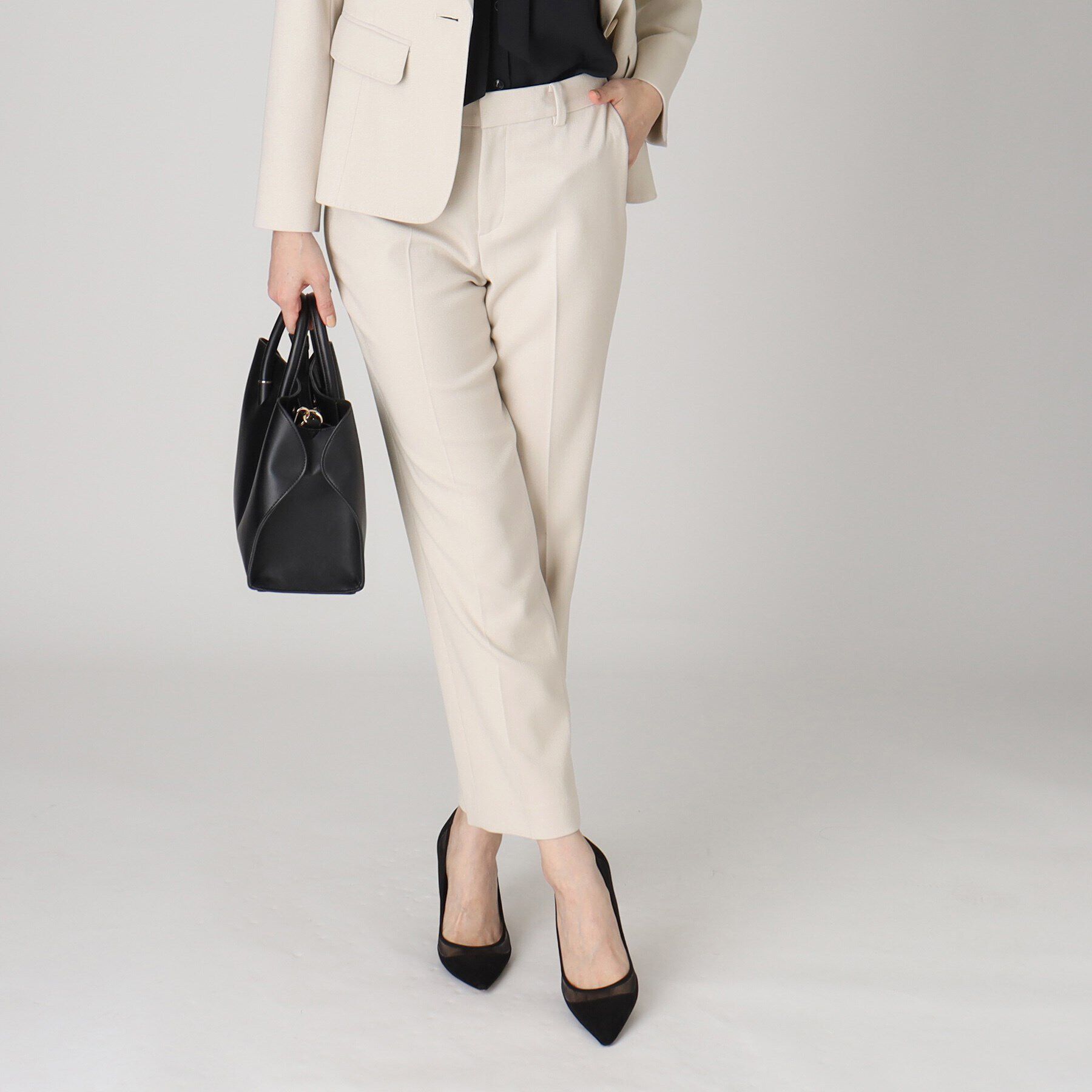 COUP DE CHANCE「【洗える／日本製】ストレートパンツ」|その他|グレージュ(050)