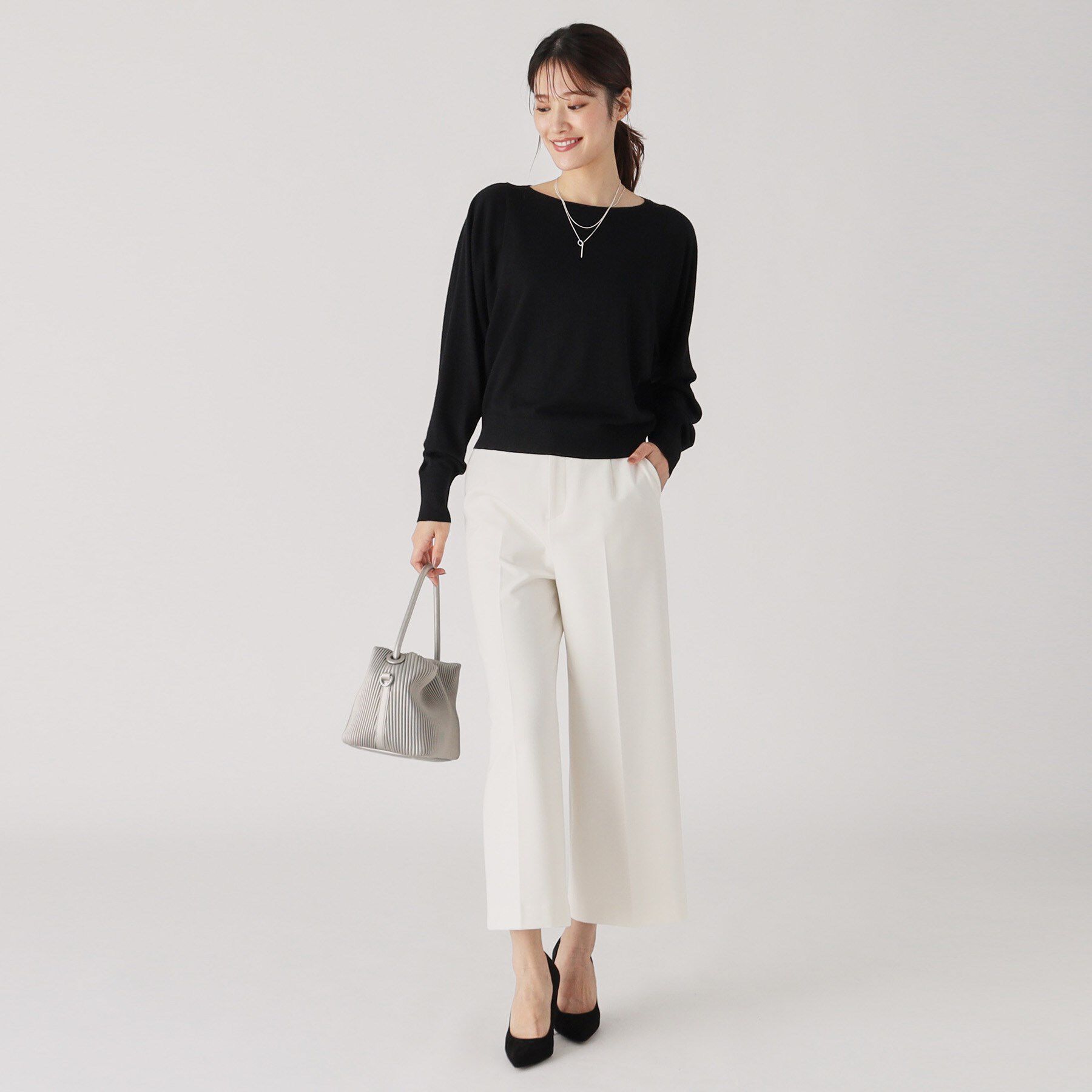 COUP DE CHANCE「【カシミヤ混】ハイゲージニットトップス」|ニット・セーター|