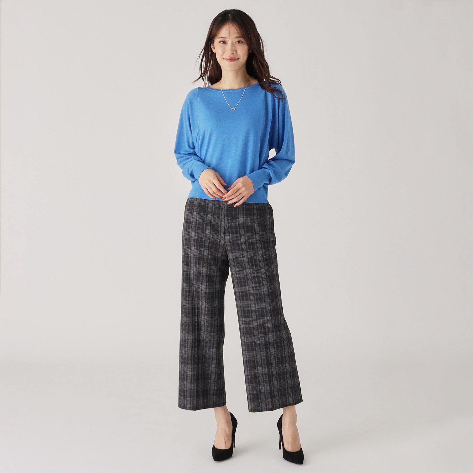 COUP DE CHANCE「【カシミヤ混】ハイゲージニットトップス」|ニット・セーター|