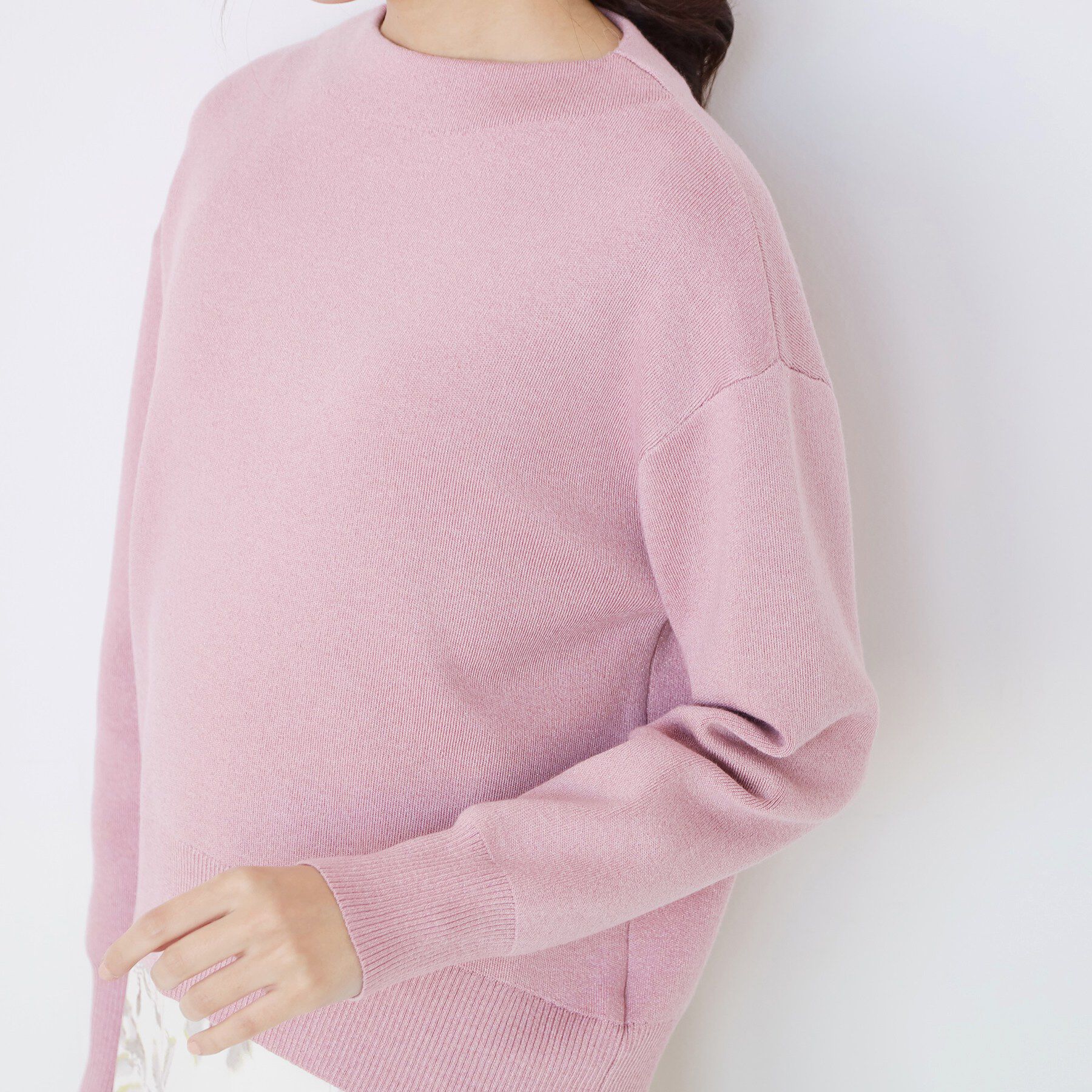 COUP DE CHANCE「【手洗い可】ラメ混ニットトップス」|ニット・セーター|