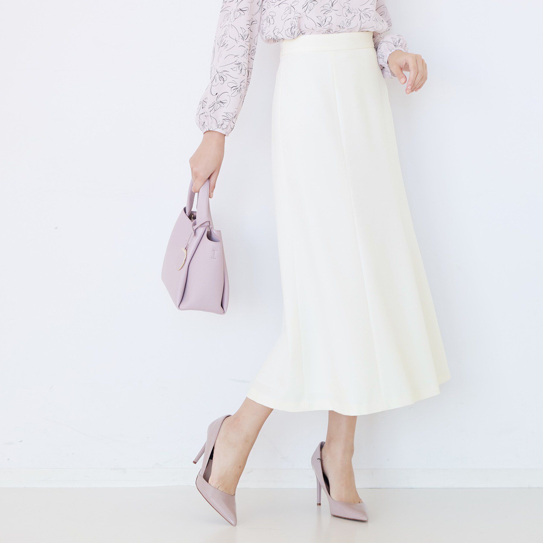 COUP DE CHANCE「【手洗い可／日本製／ウエスト後ろゴム仕様】マーメイドシルエットのスカート」|スカート|