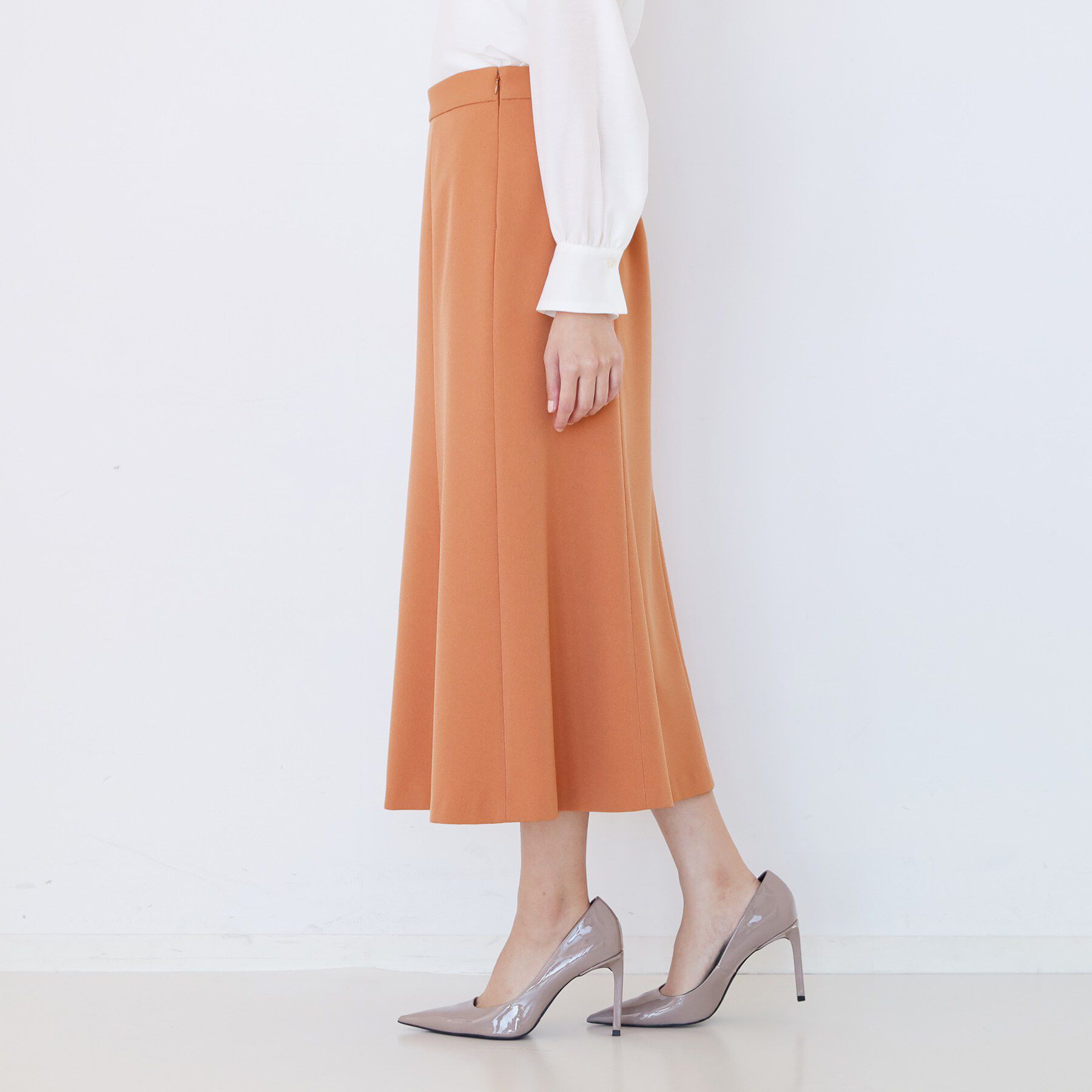 COUP DE CHANCE「【手洗い可／日本製／ウエスト後ろゴム仕様】マーメイドシルエットのスカート」|スカート|