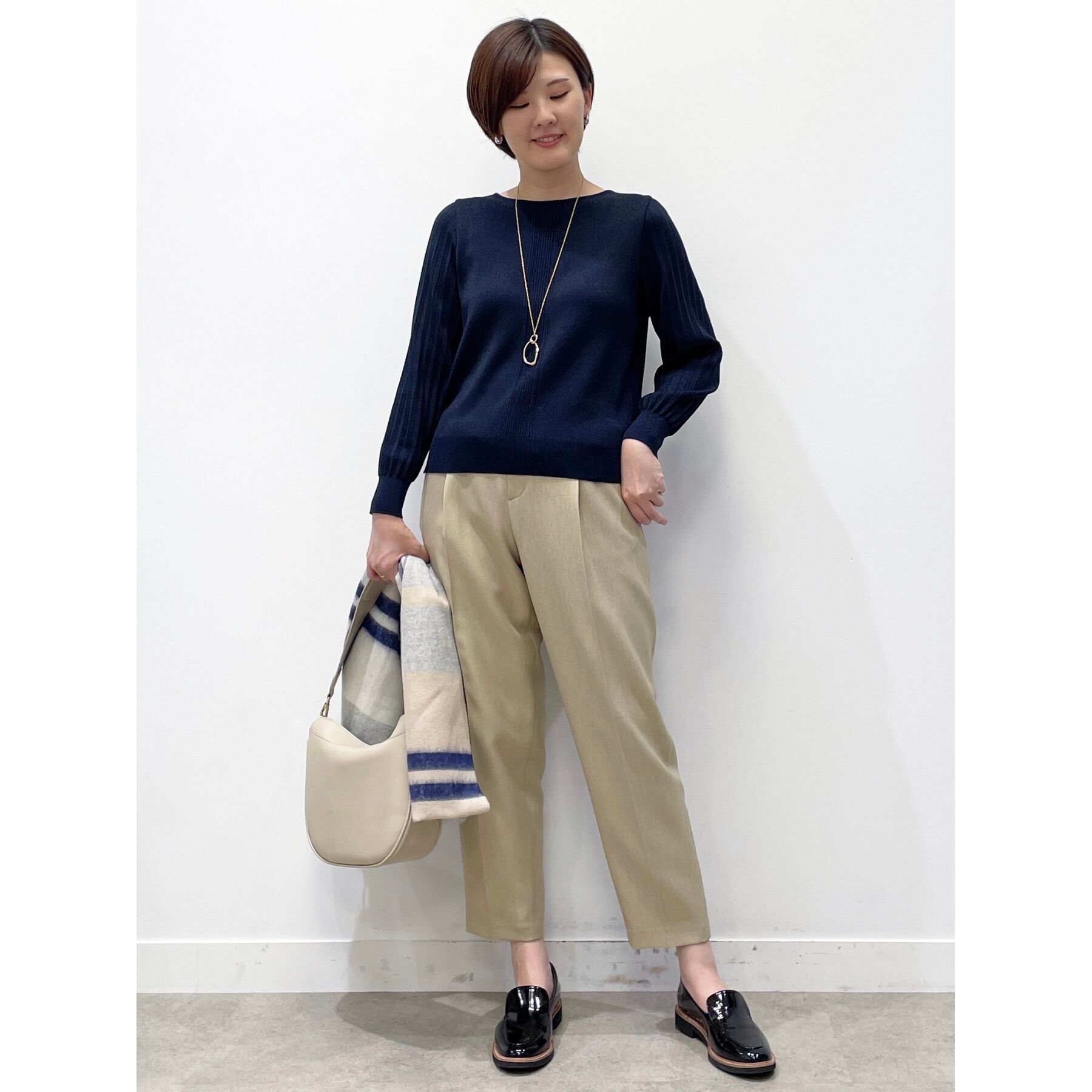 Reflect「【大人気ニットに新色登場！マイカラニット+／細見え／WEB限定カラーあり／マシンウォッシュ可／選べる」|ニット・セーター|