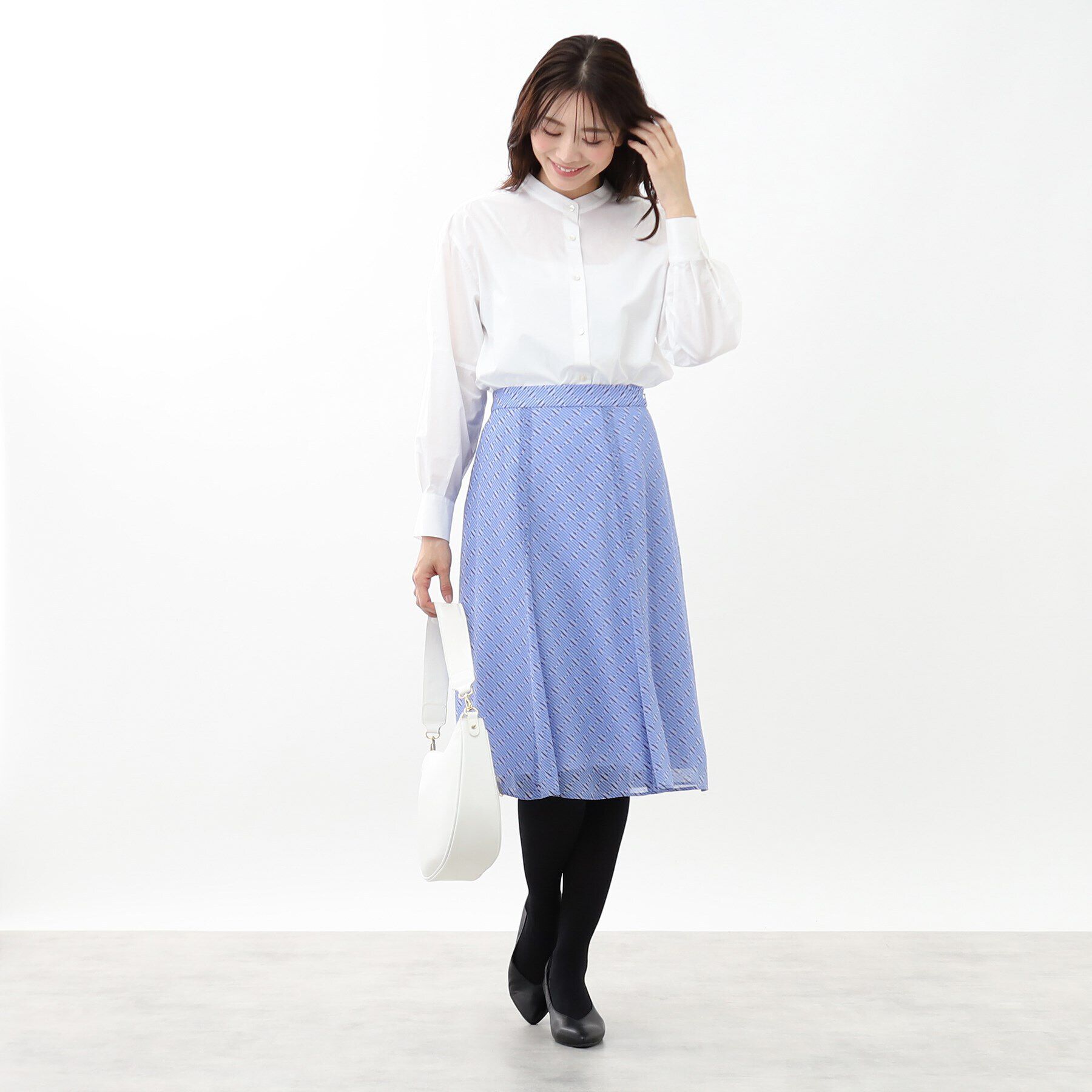 Reflect「【マシンウォッシュ可／セットアップ可能】ヴィンテージプリントフレアスカート」|スカート|