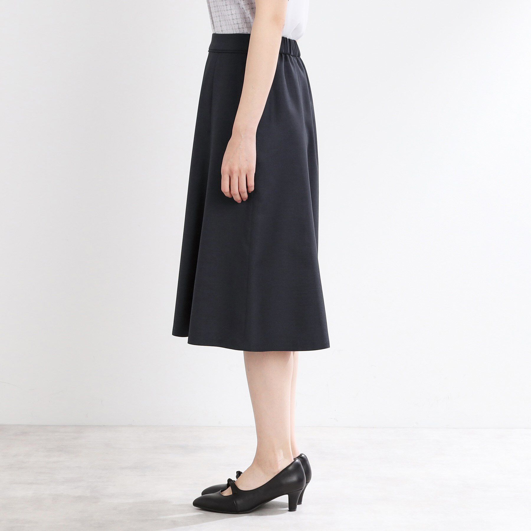 Reflect「【洗える／セットアップ可】ドライタッチフレアスカート」|スカート|