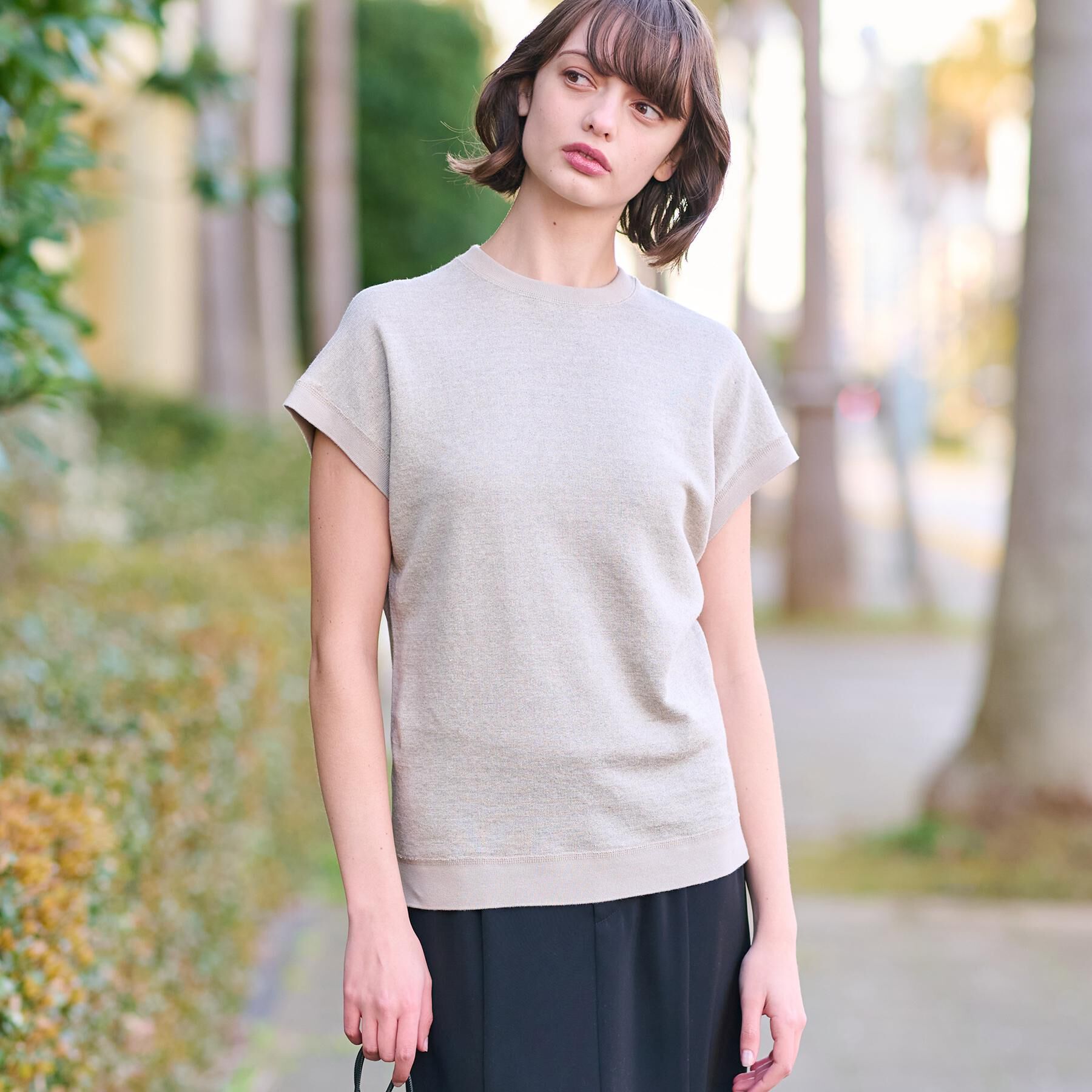 DRESSTERIOR「【毎年人気！／洗える】リネン裏毛フレンチプルオーバー」|Tシャツ・カットソー|