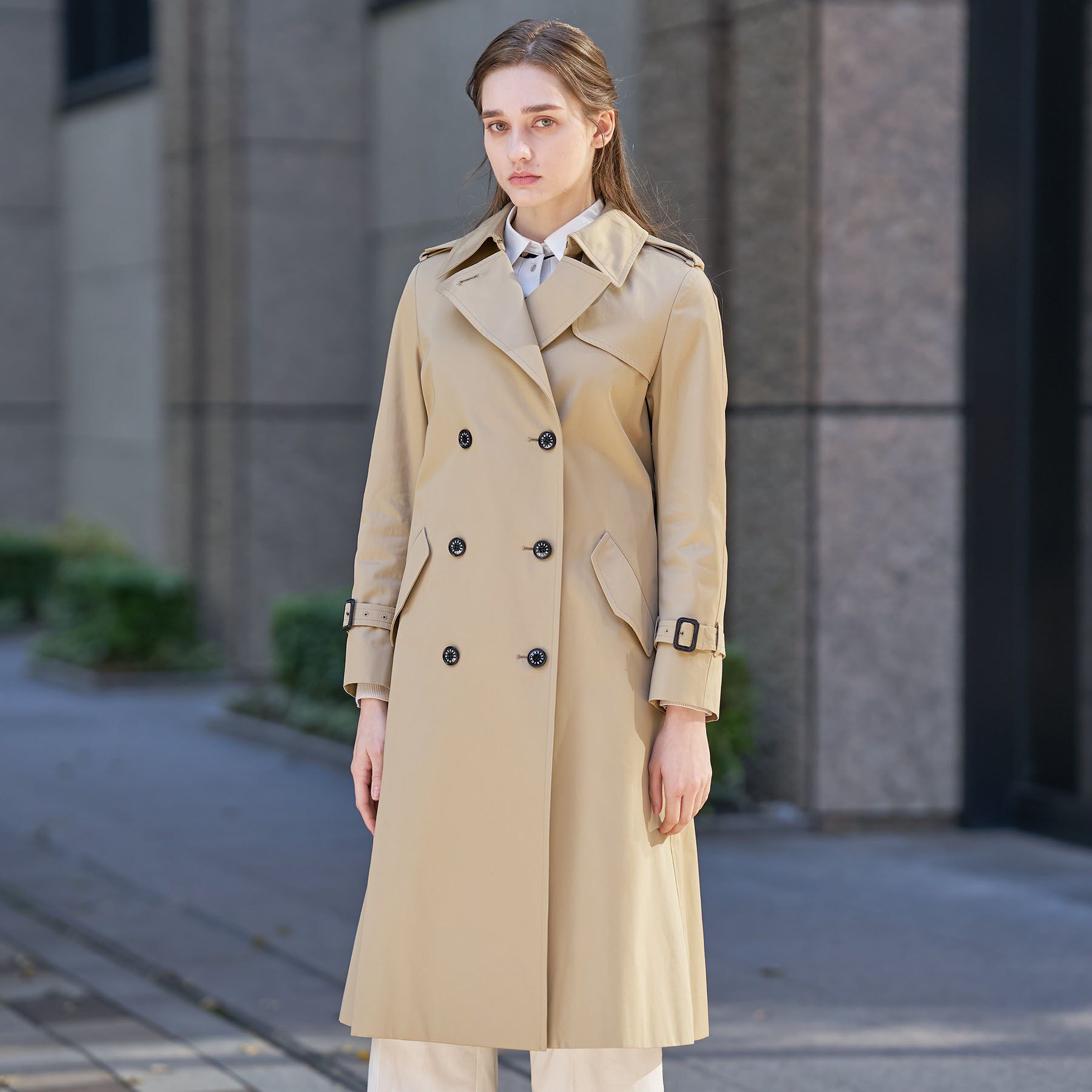 DRESSTERIOR「【撥水/透湿素材】コットンギャバジントレンチコート」|トレンチコート|