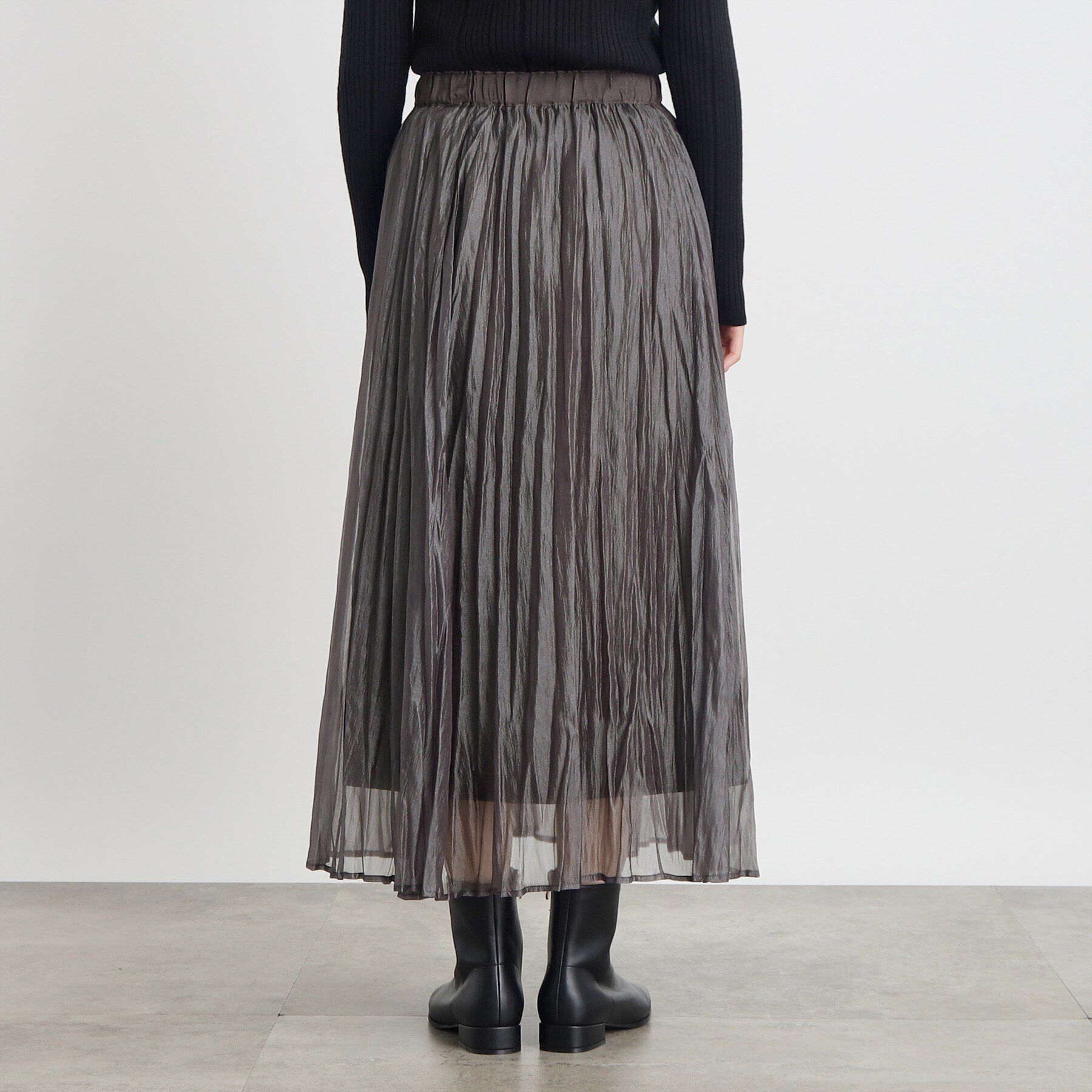 grove「オーガンジープリーツスカート」|スカート|