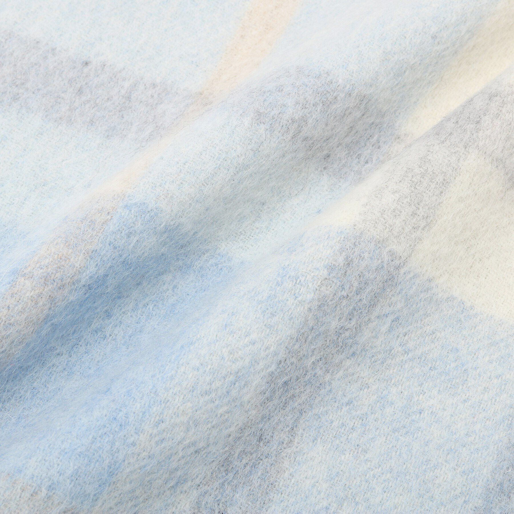 grove「ウールチェックマフラー【手洗い可】」|ストール|