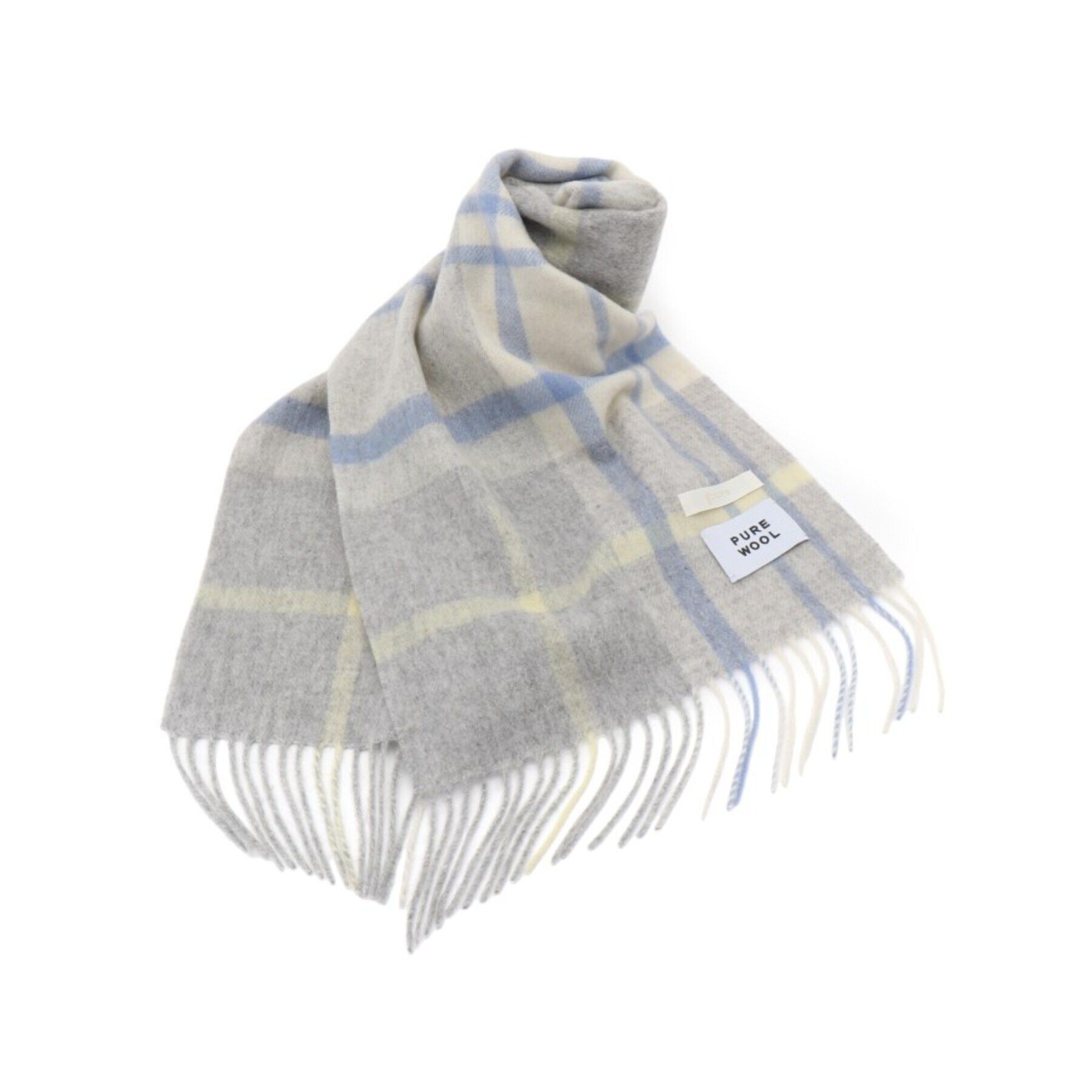 grove「ウールチェックマフラー【手洗い可】」|ストール|