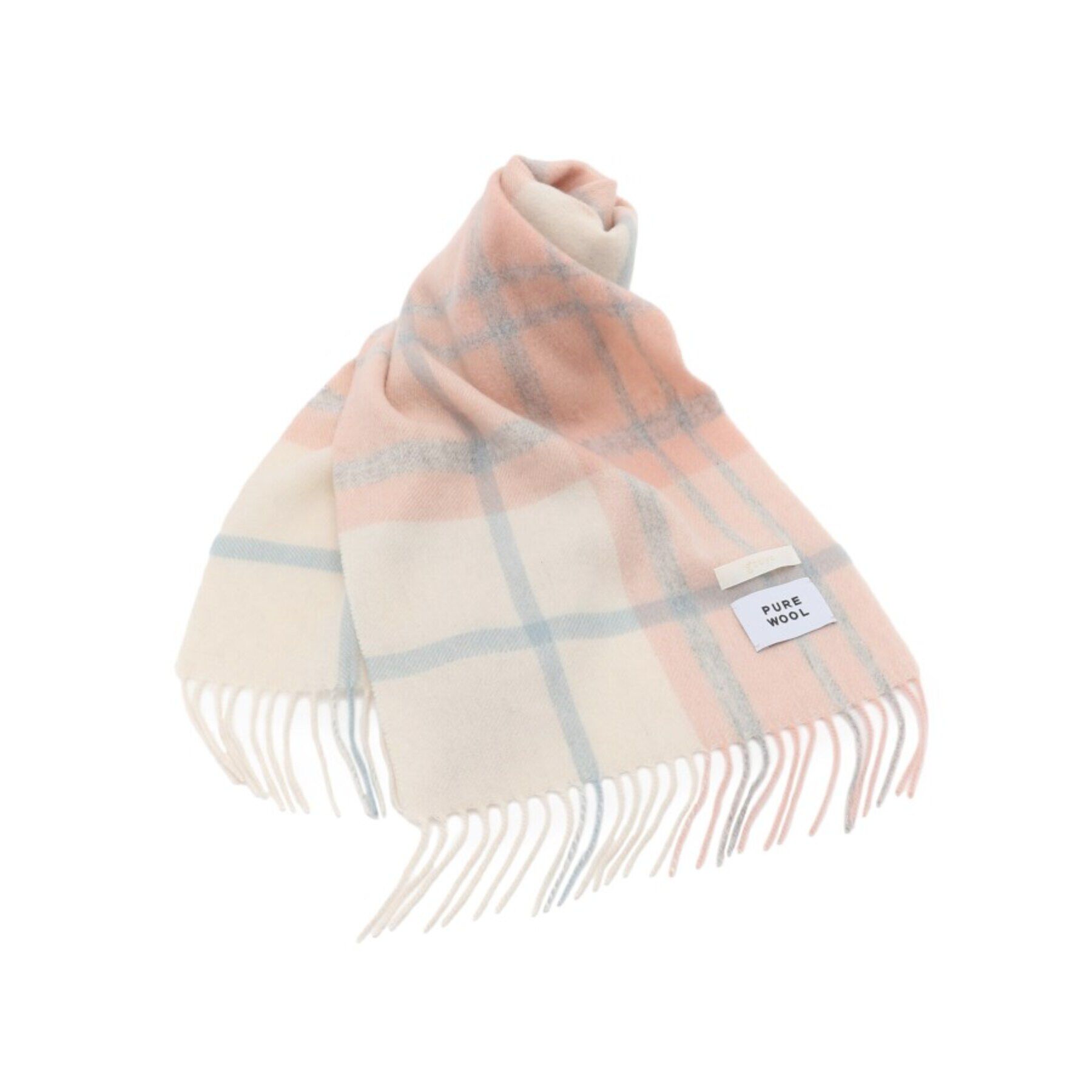 grove「ウールチェックマフラー【手洗い可】」|ストール|