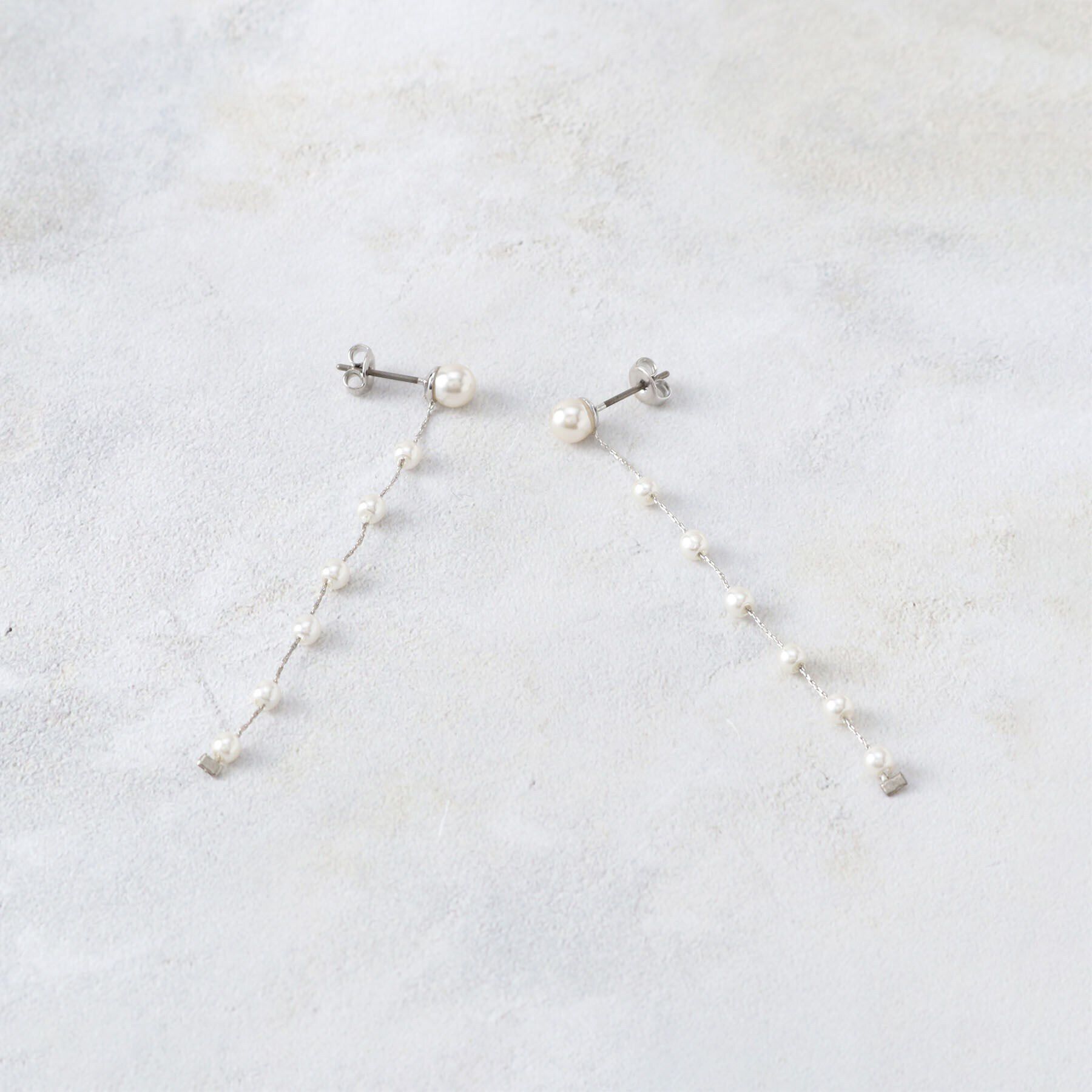 grove「パール調ロングピアス【入卒対応可】」|ピアス|シルバー(006)