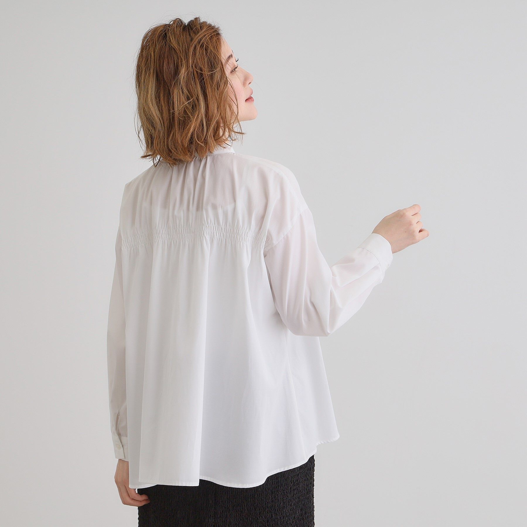 grove「バックシャーリングシャツ」|シャツ・ブラウス|