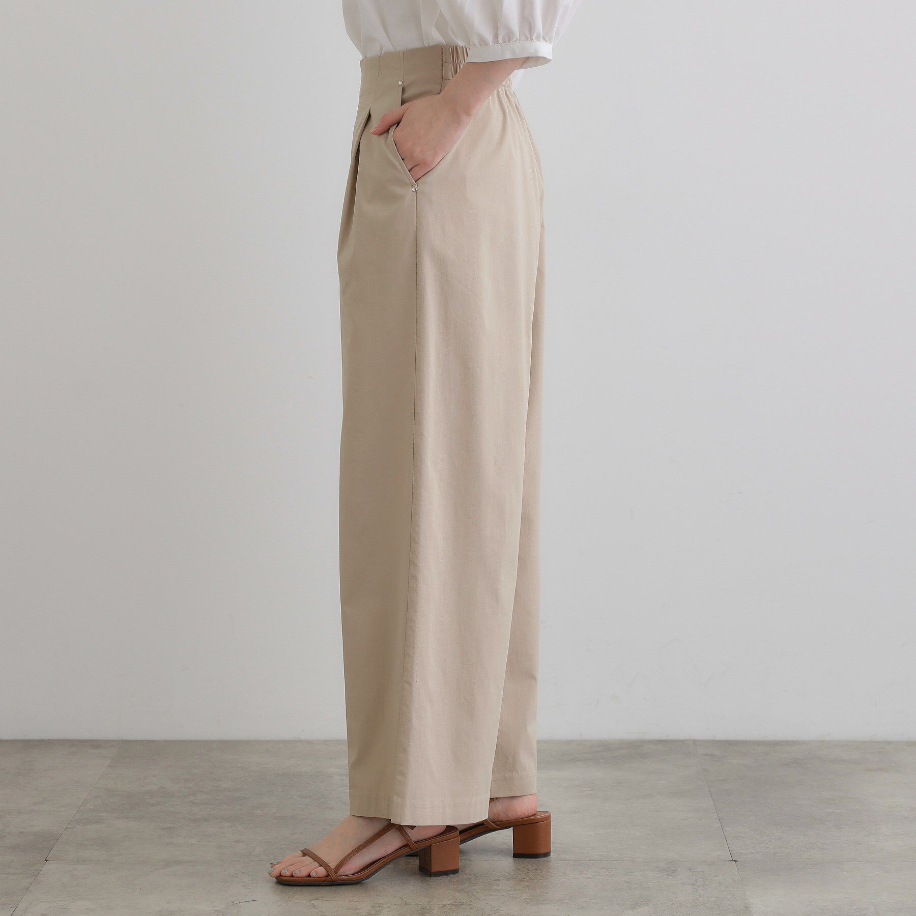 grove「高身長さん向け＋10cm【接触冷感】サマーハイパーストレッチワイドパンツ」|その他|