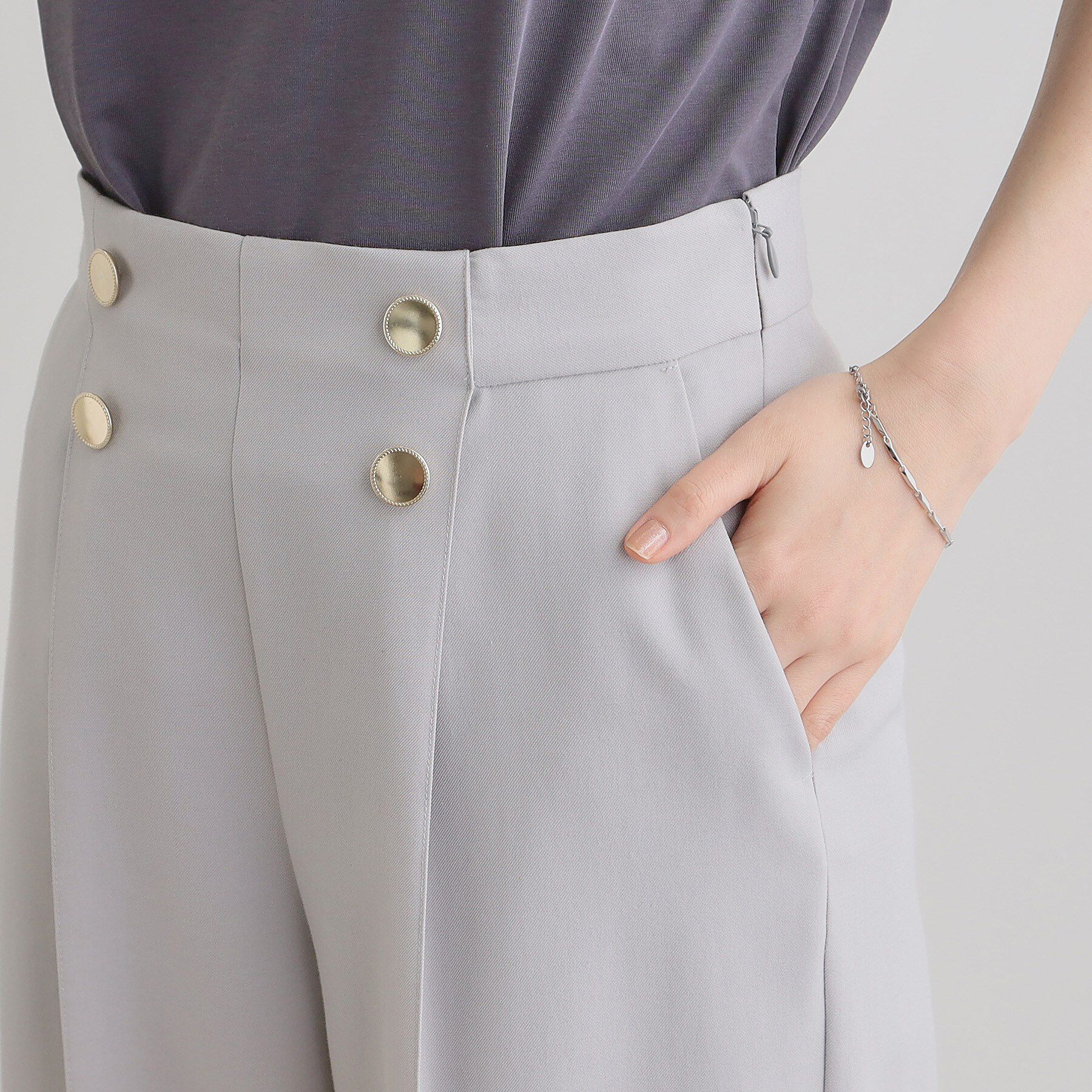 grove「さらっと快適　ピンタックマリンパンツ」|その他|