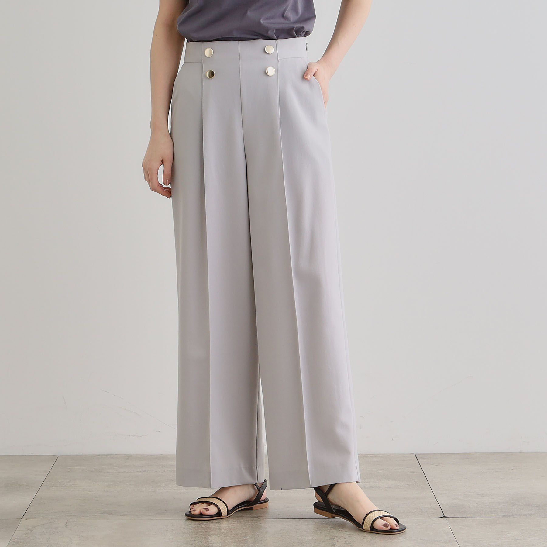 grove「さらっと快適　ピンタックマリンパンツ」|その他|