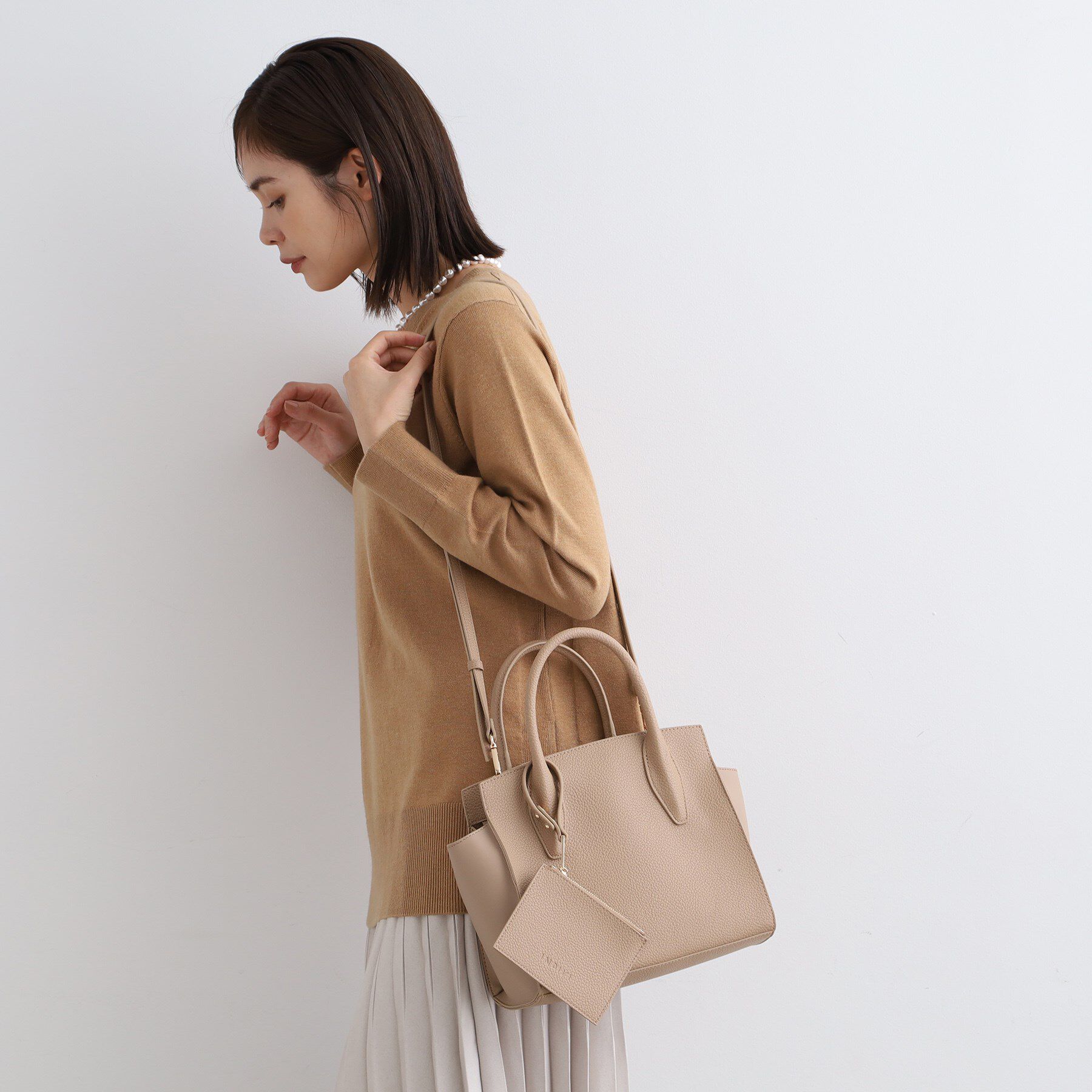 INDIVI「◆【合皮／マルチWAY／サブバッグ付】ミニショルダーバッグ」|ショルダー・メッセンジャー|