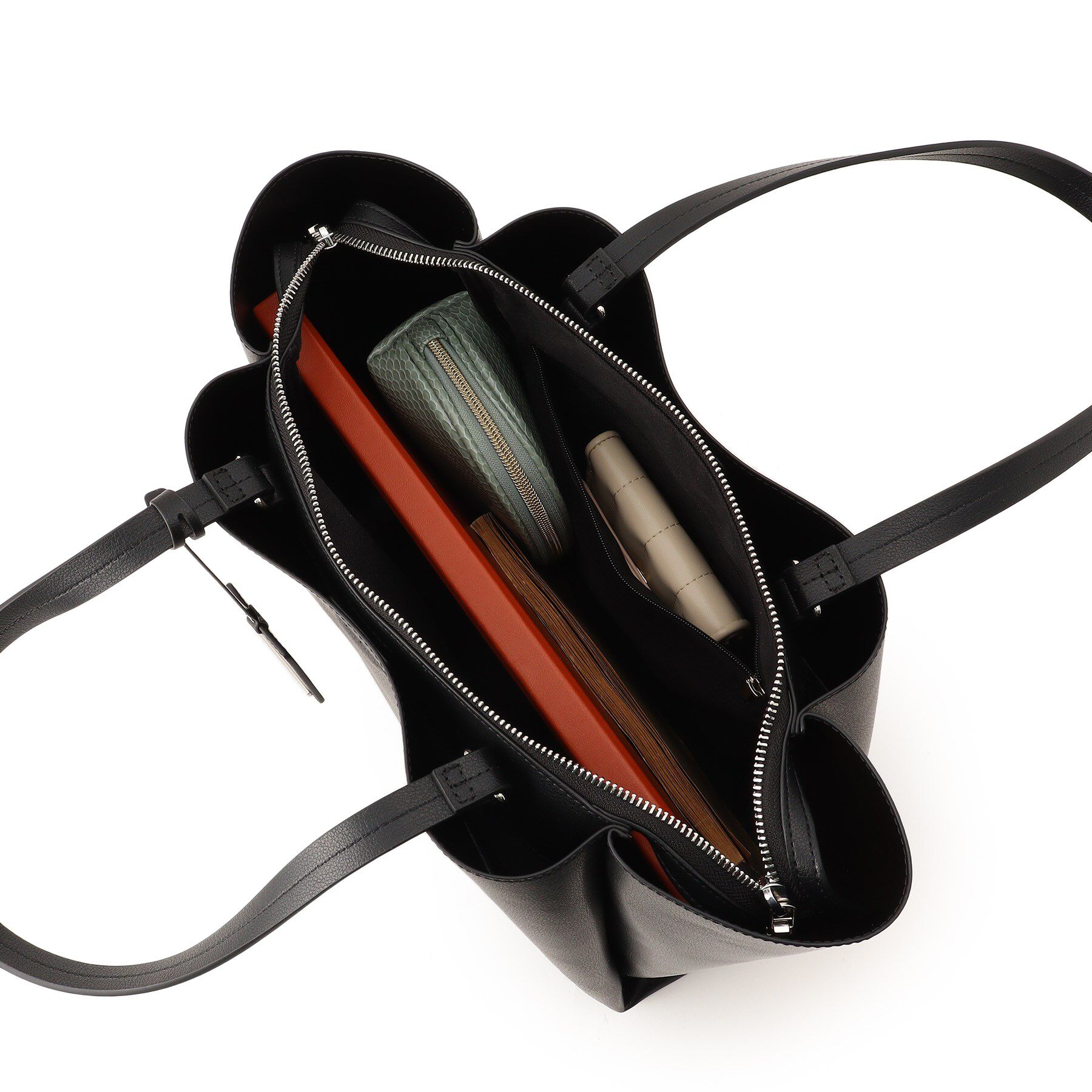 INDIVI「【セレモニー/入卒/A4収納可能】タックキャリアBAG」|トートバッグ|