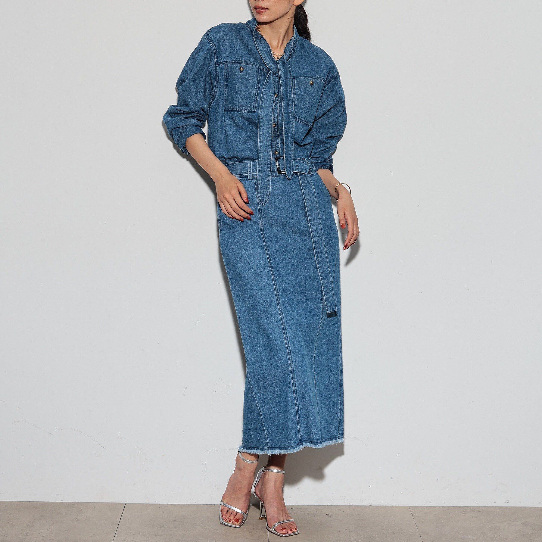 GALLEST「ストレートデニムスカート」|スカート|