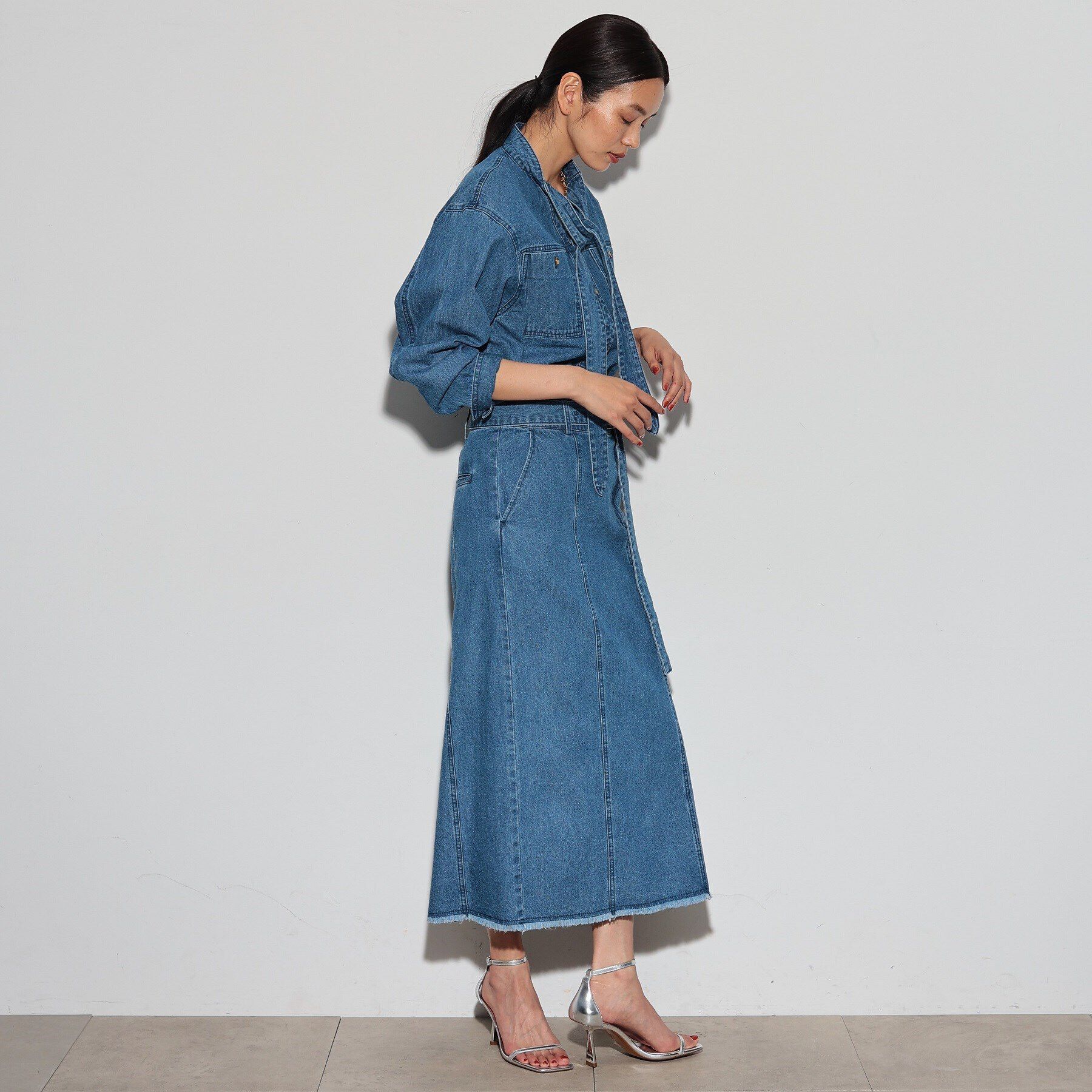 GALLEST「ストレートデニムスカート」|スカート|