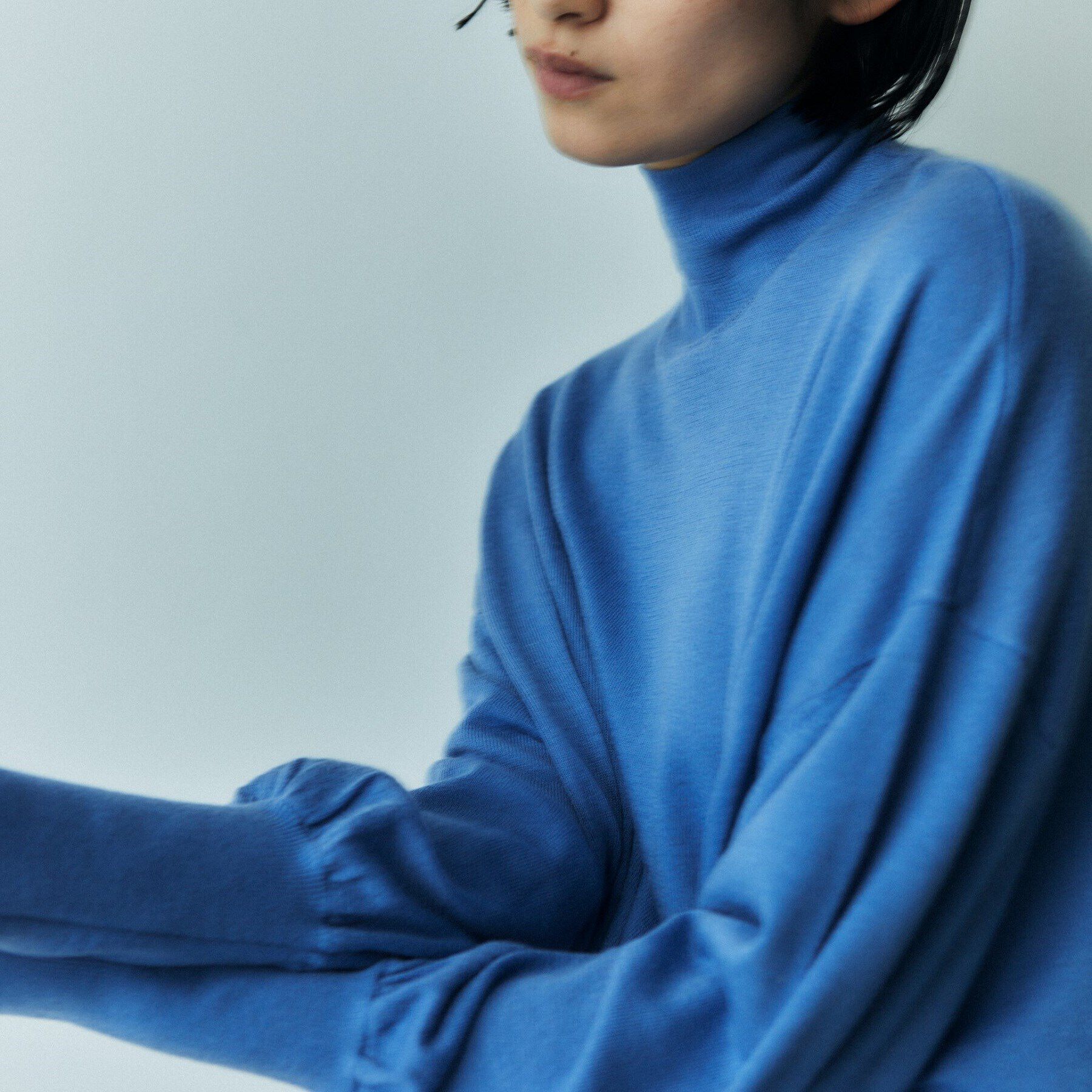 GALLEST「サイドシャーリングハイネックニット」|ニット・セーター|