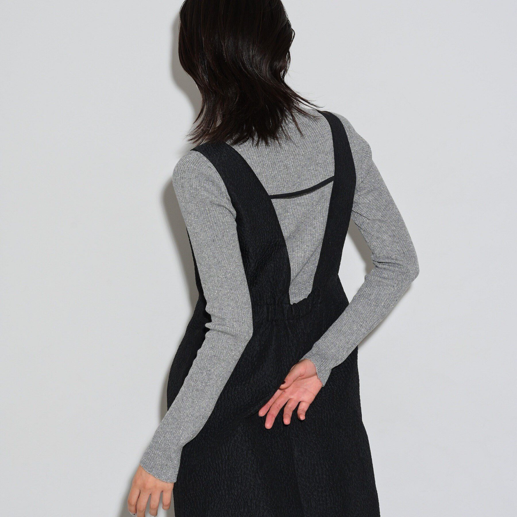 GALLEST「ラメリブタートルニット」|ニット・セーター|