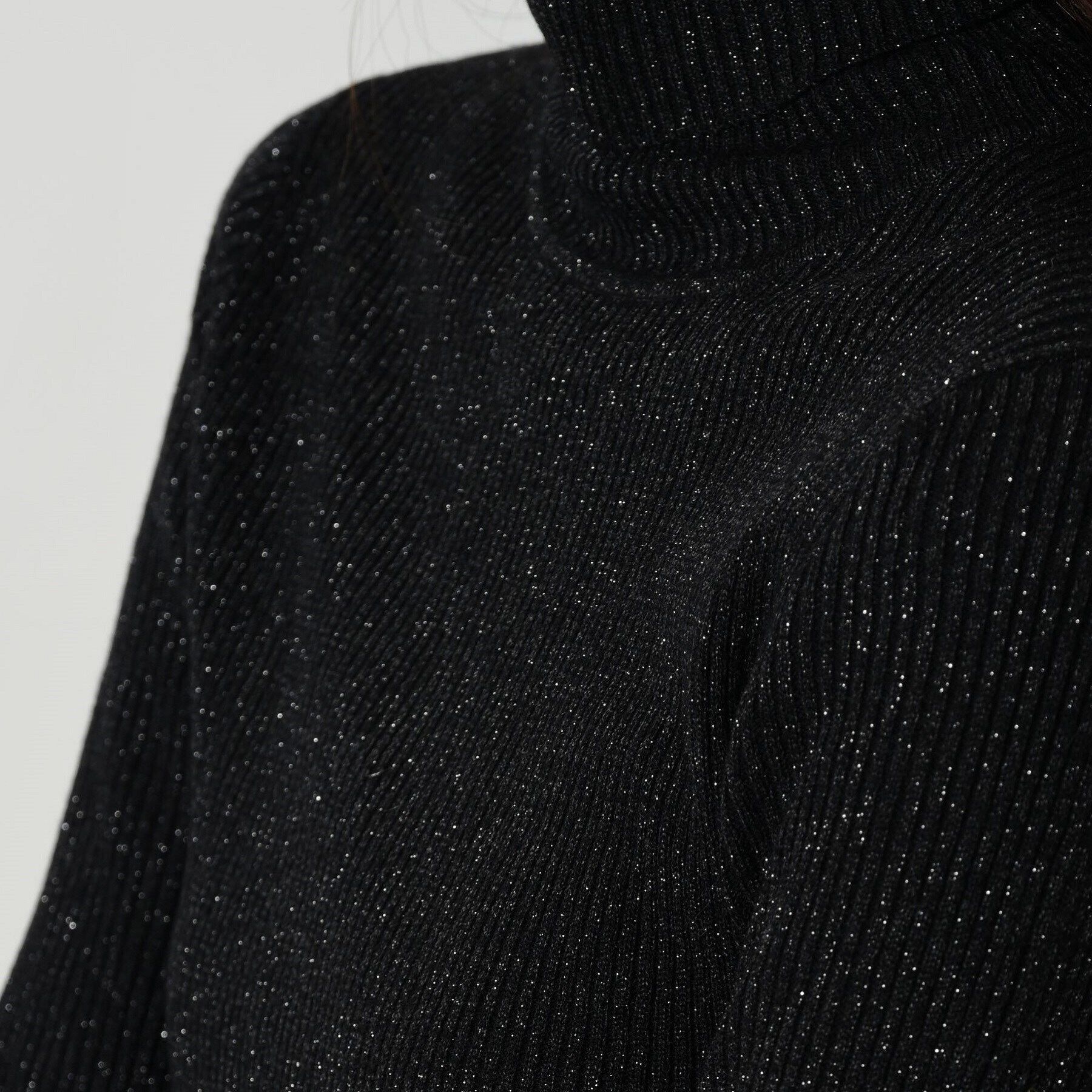 GALLEST「ラメリブタートルニット」|ニット・セーター|