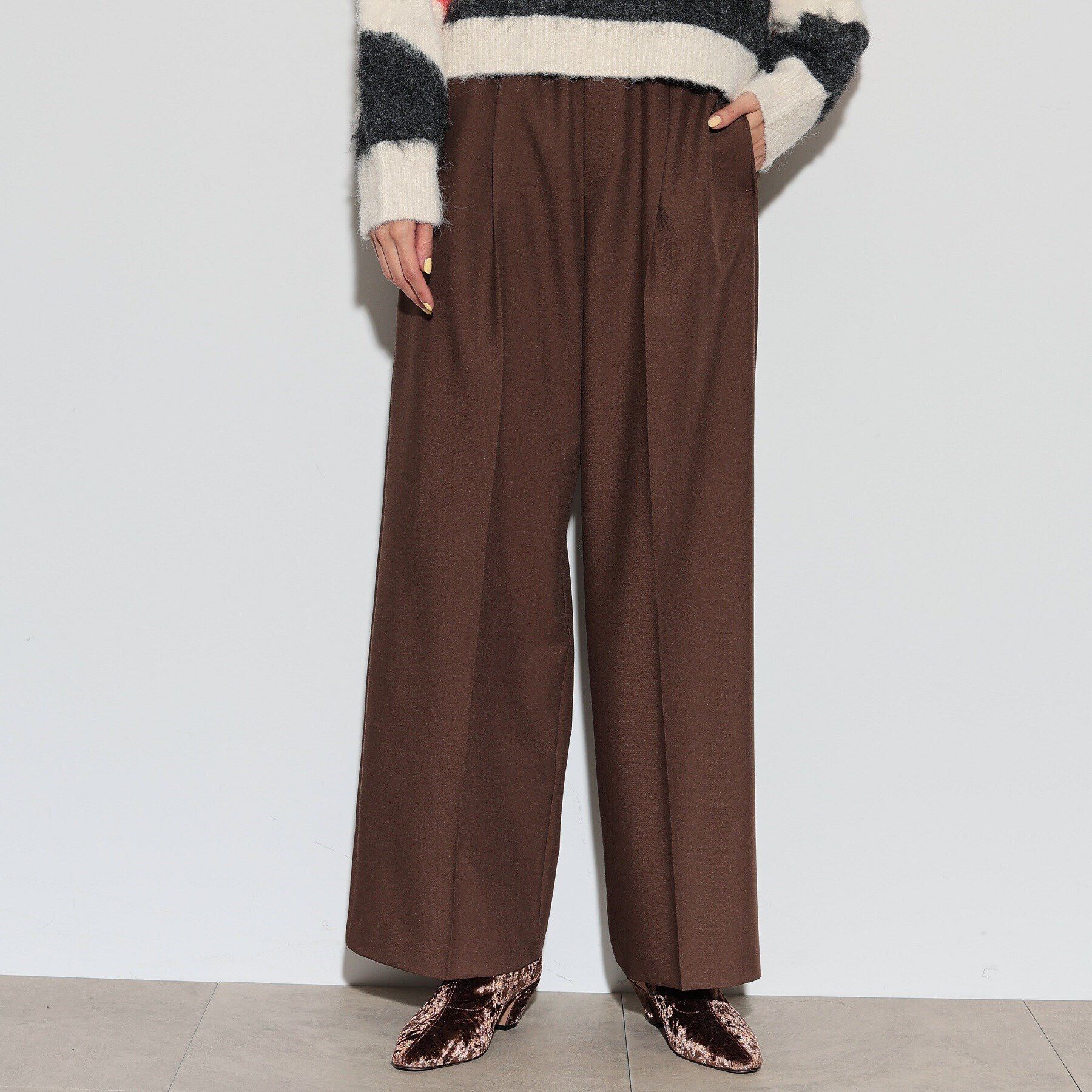 GALLEST「イージーストレートワイドパンツ【裏地付き】」|その他|