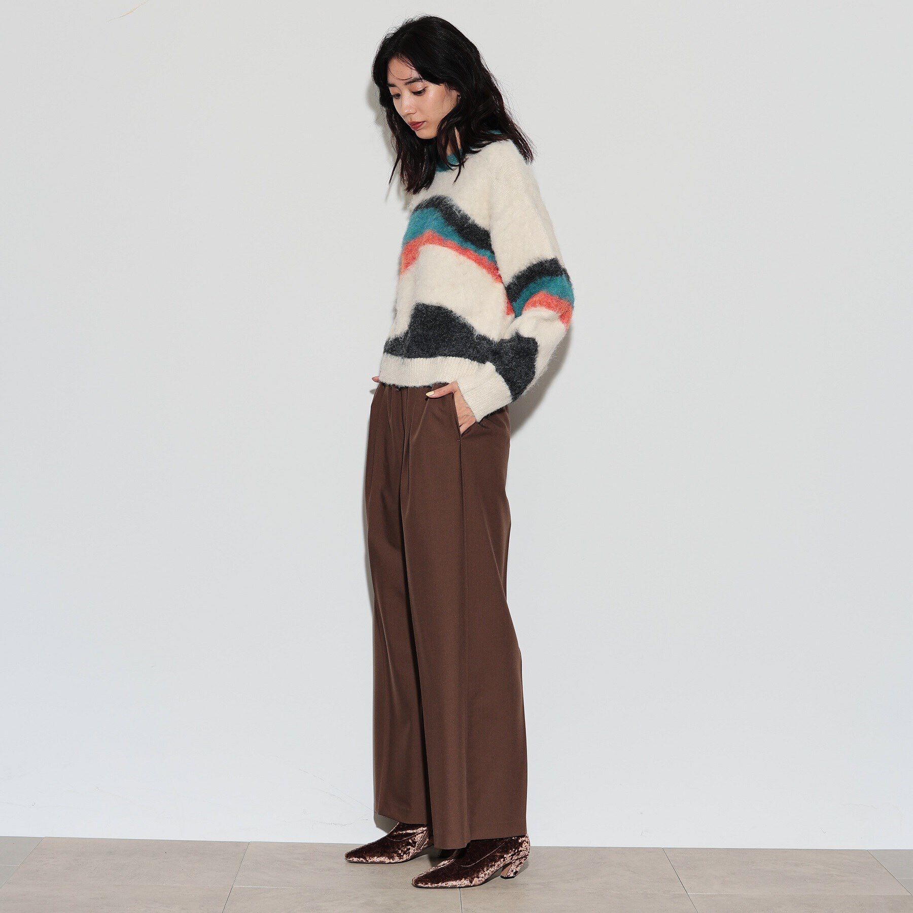 GALLEST「イージーストレートワイドパンツ【裏地付き】」|その他|