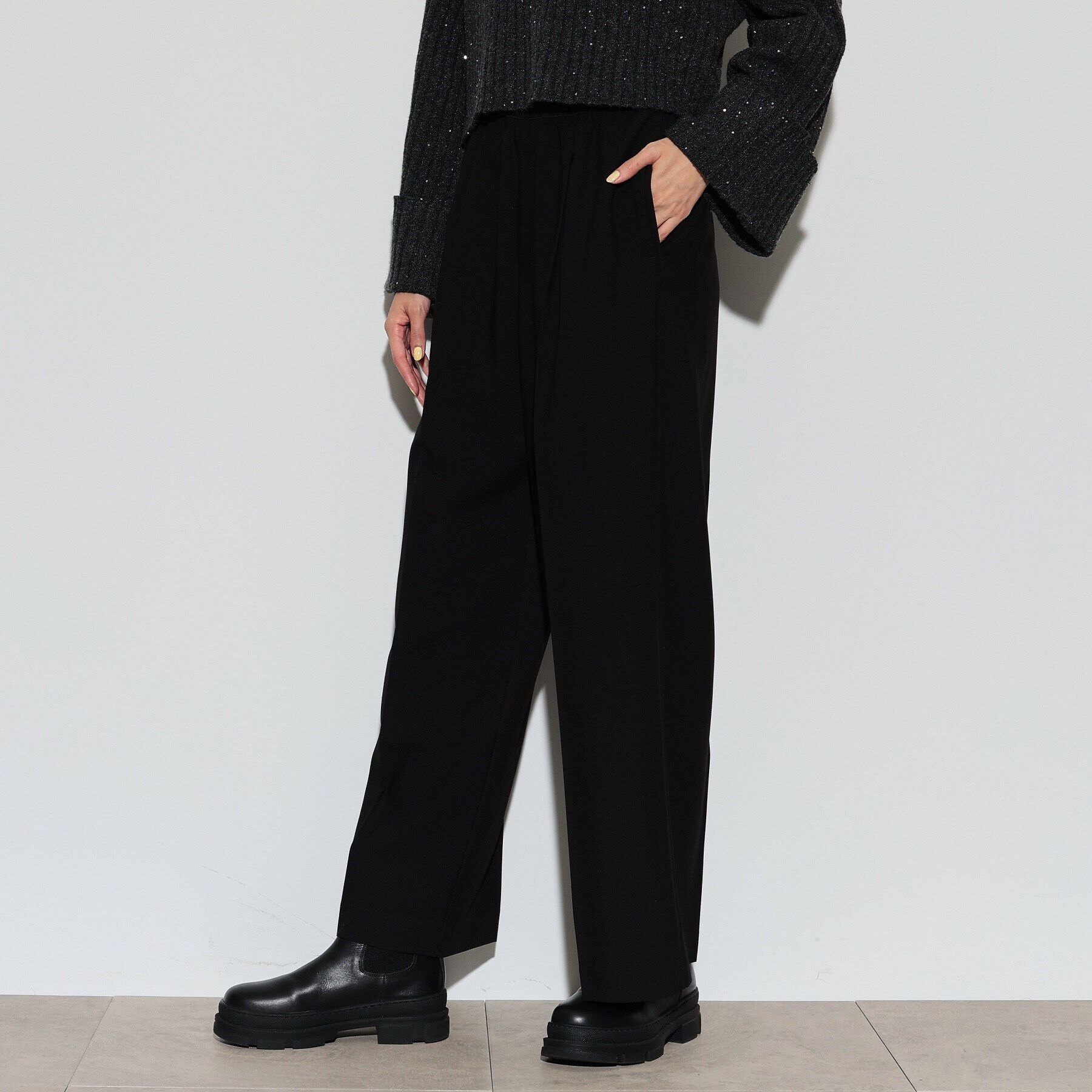 GALLEST「イージーストレートワイドパンツ【裏地付き】」|その他|