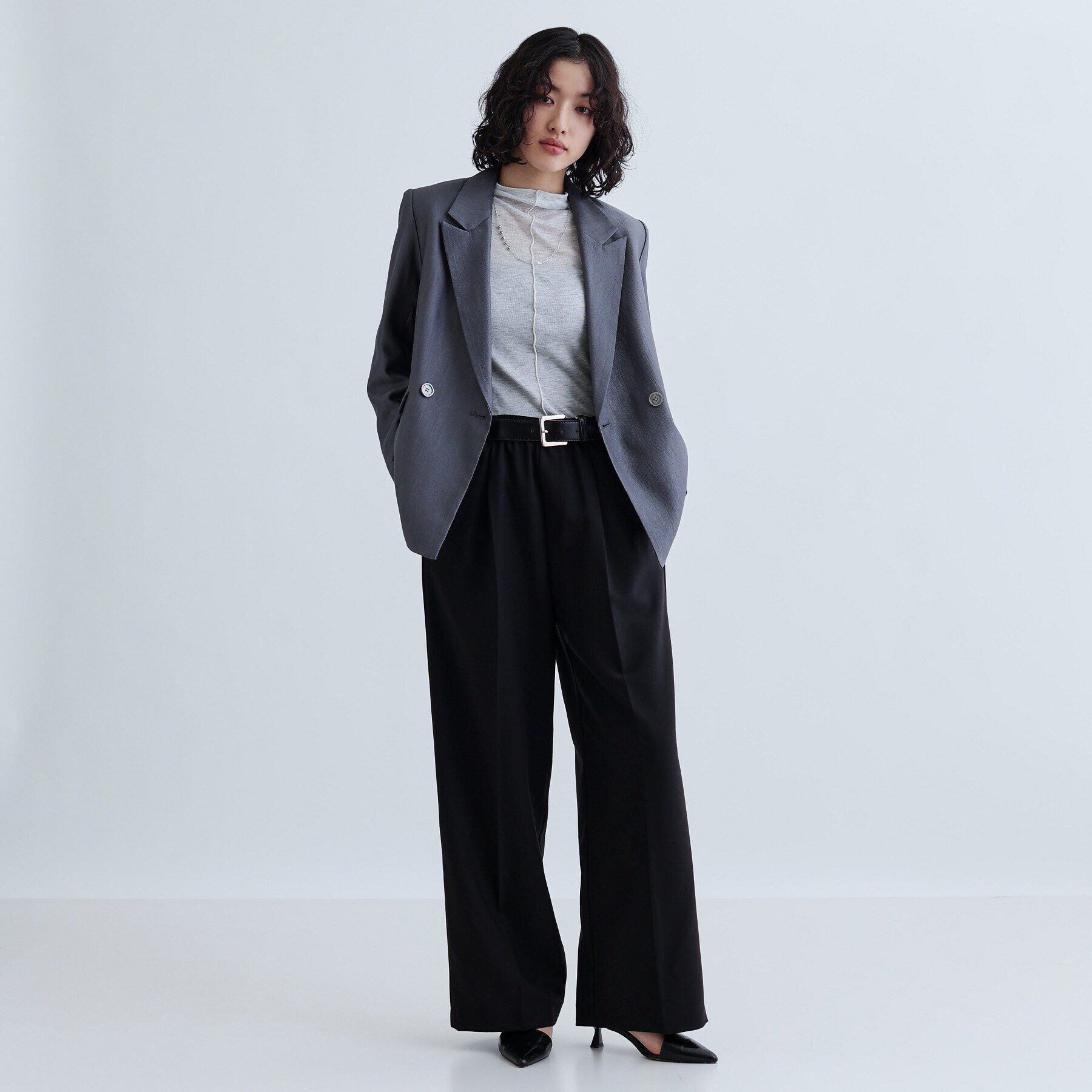 GALLEST「イージーストレートワイドパンツ【裏地付き】」|その他|