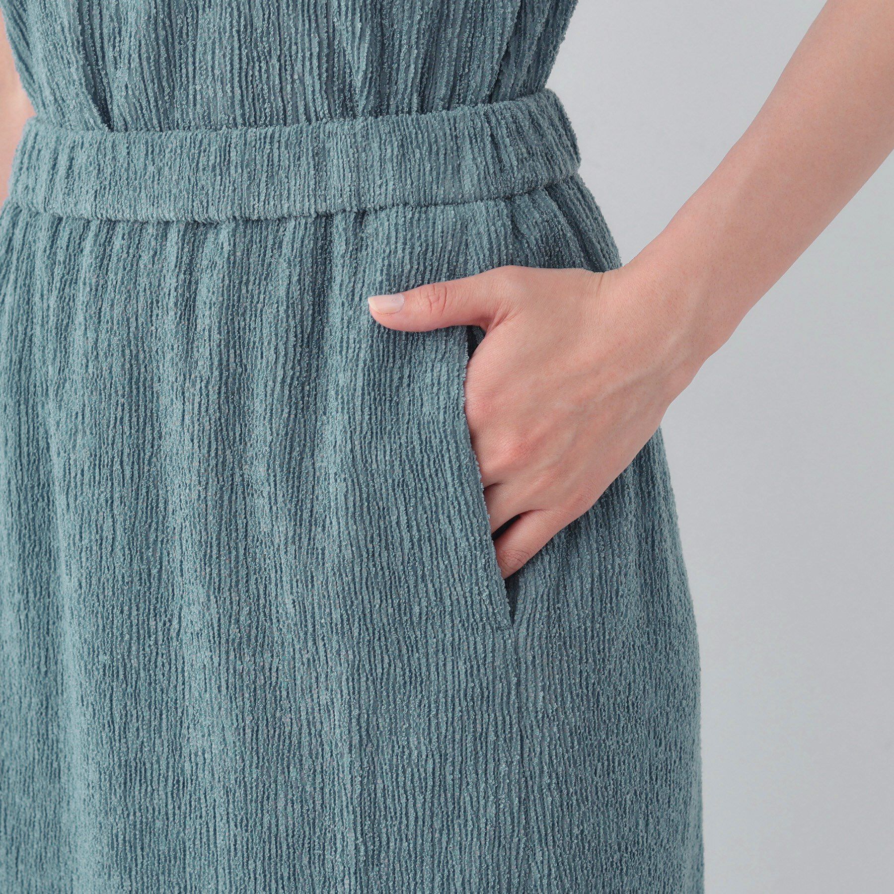 INDIVI「【日本製／SETUP可能】巻き風デザインスカート」|スカート|