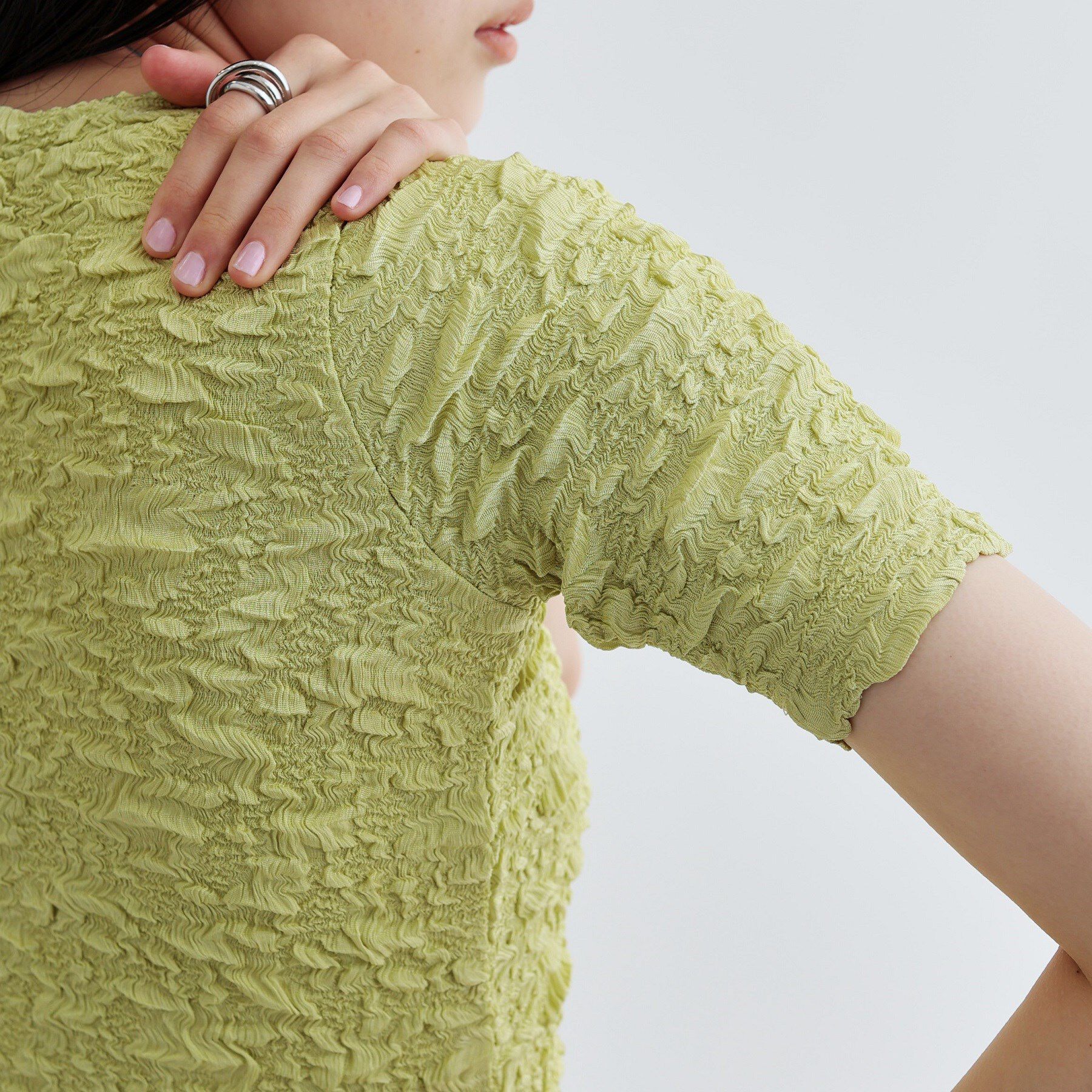 GALLEST「ふくれジャカードトップス」|Tシャツ・カットソー|