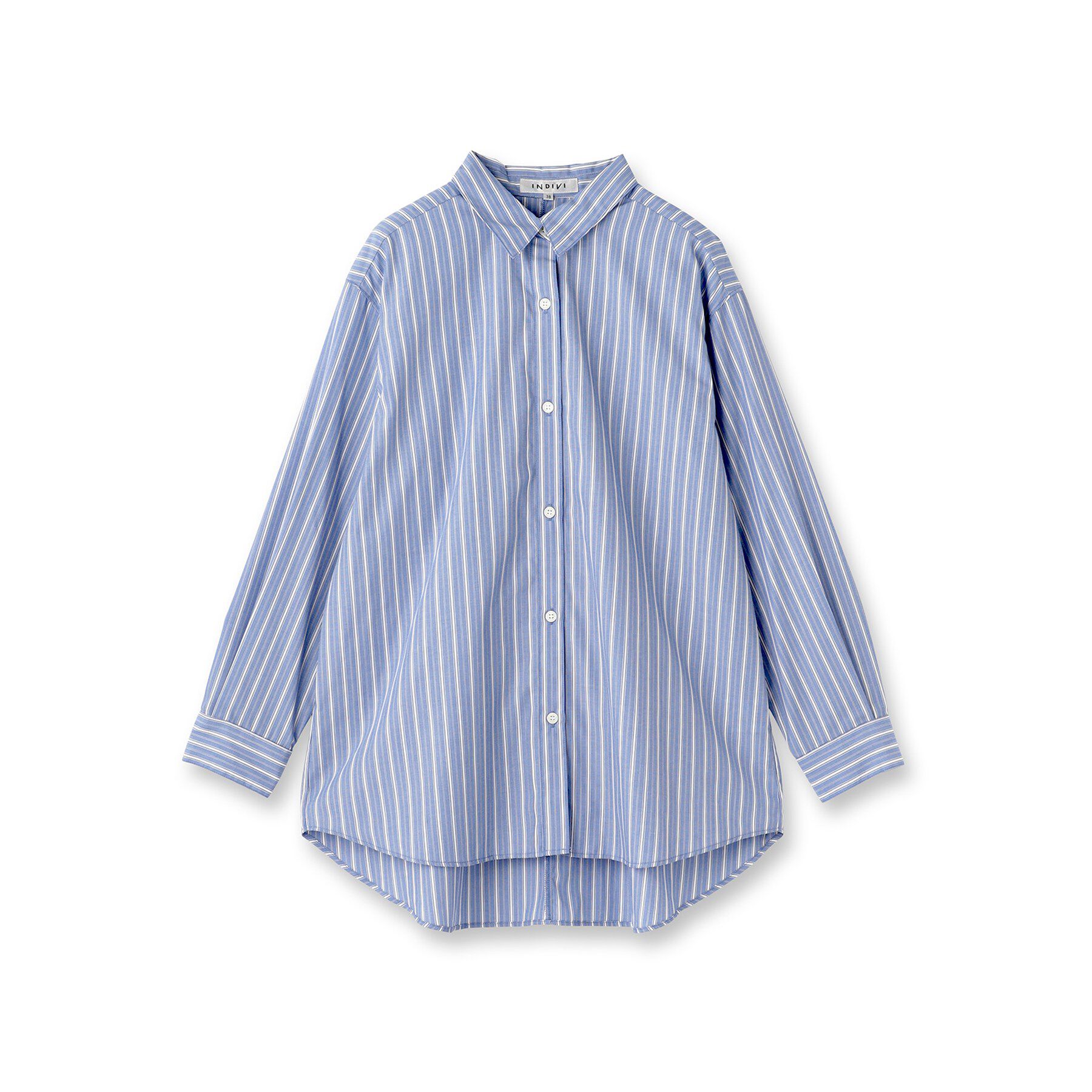 INDIVI「【羽織りとしても活躍】ベーシックレギュラーシャツ」|シャツ・ブラウス|